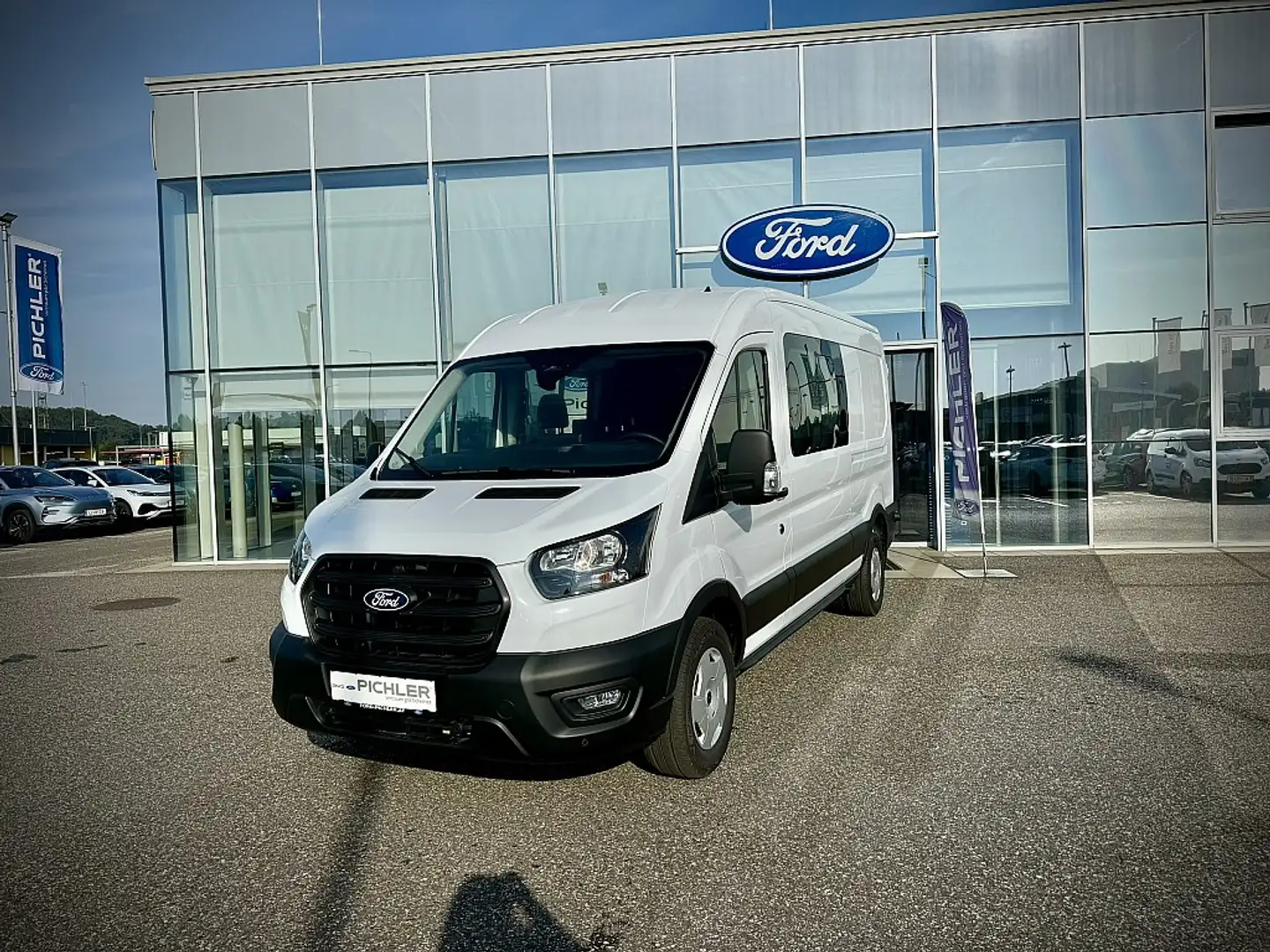 Ford Transit Transit Kastenw. DoKa Trend 350L3H2 130PS / LEA... Weiß - 2