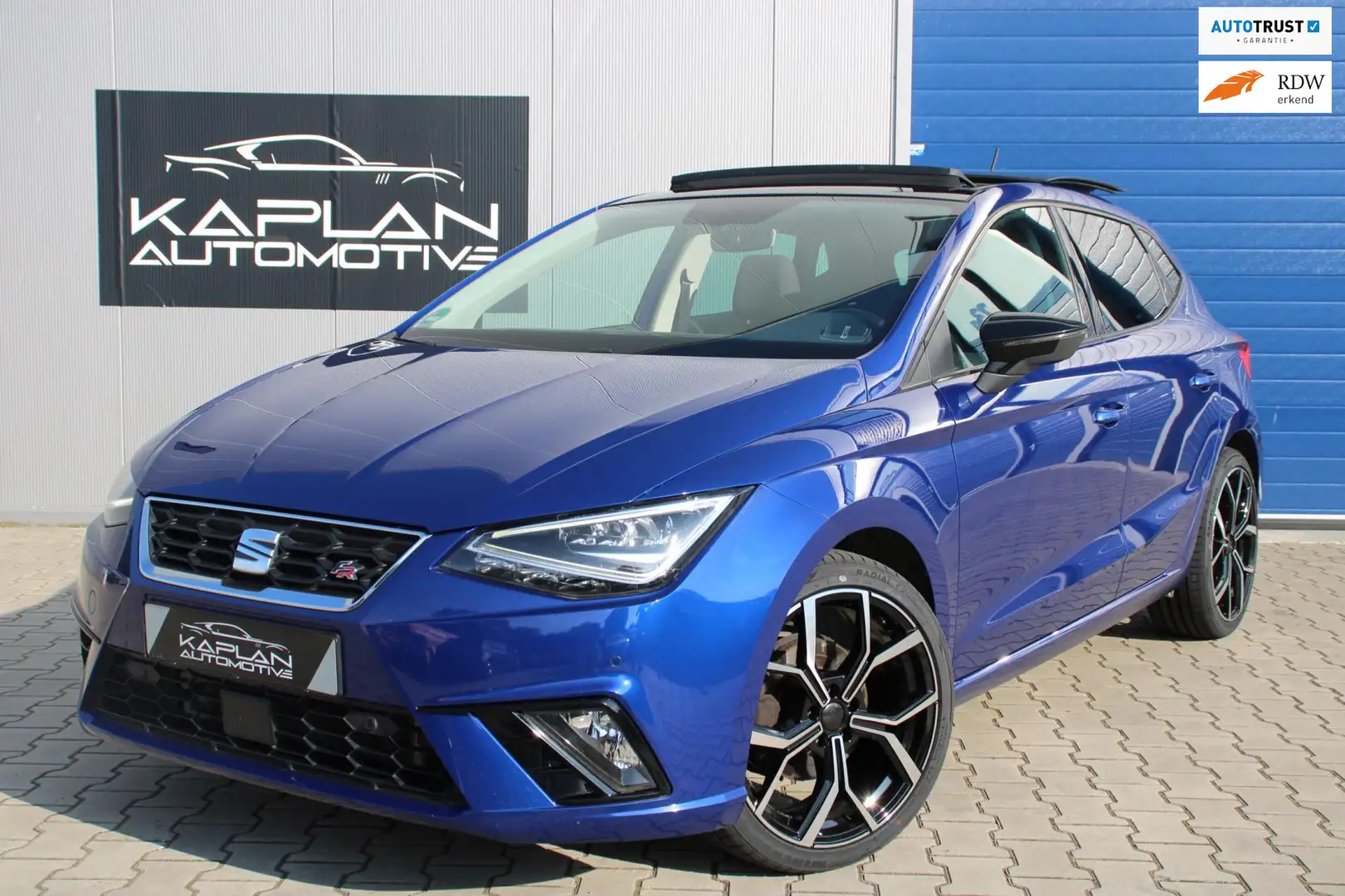 SEAT Ibiza 1.5 TSI EVO FR Pano ACC Stoelverw Beats CarPlay PD Blauw - 1