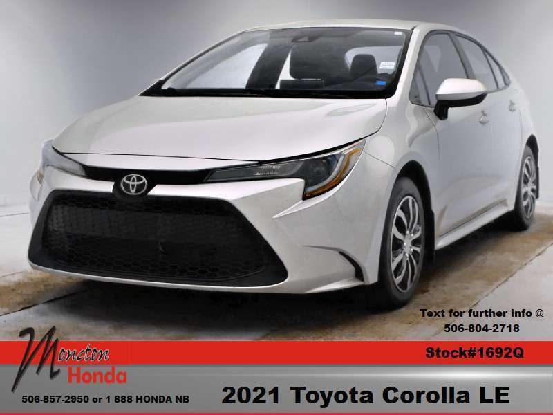 Gray 2021 Toyota Corolla Sedan Front-Wheel Drive Manual