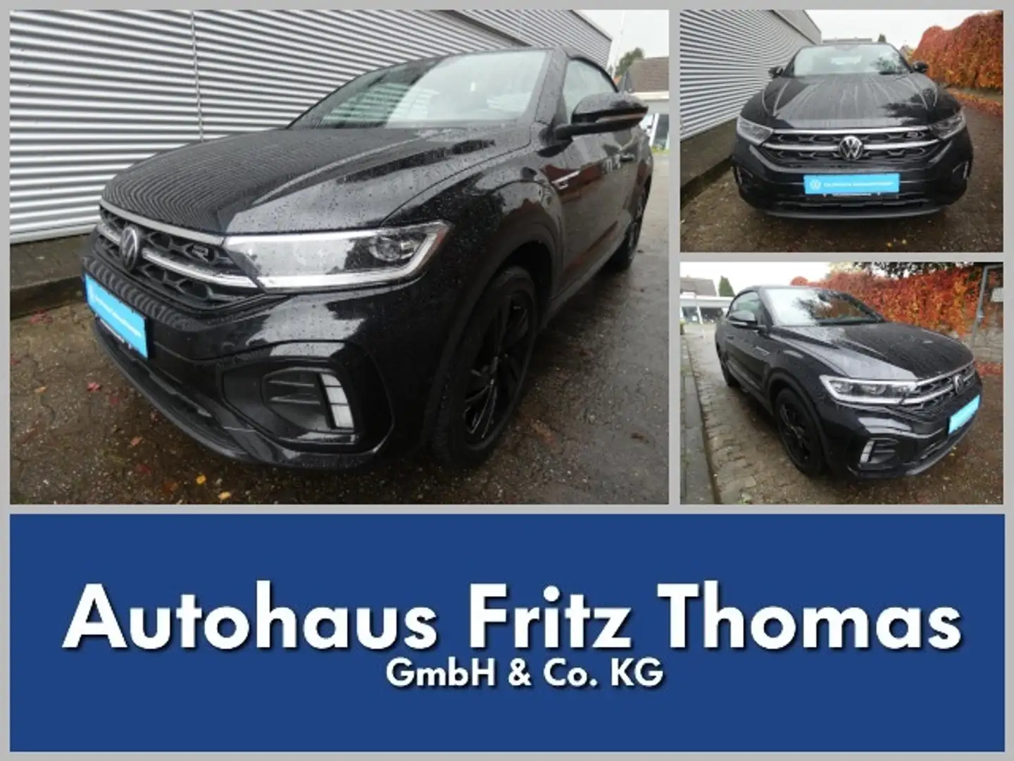 Volkswagen T-Roc Cabriolet 1.5 TSI DSG R-Line LED-Matrix Navi AHK S Schwarz - 1