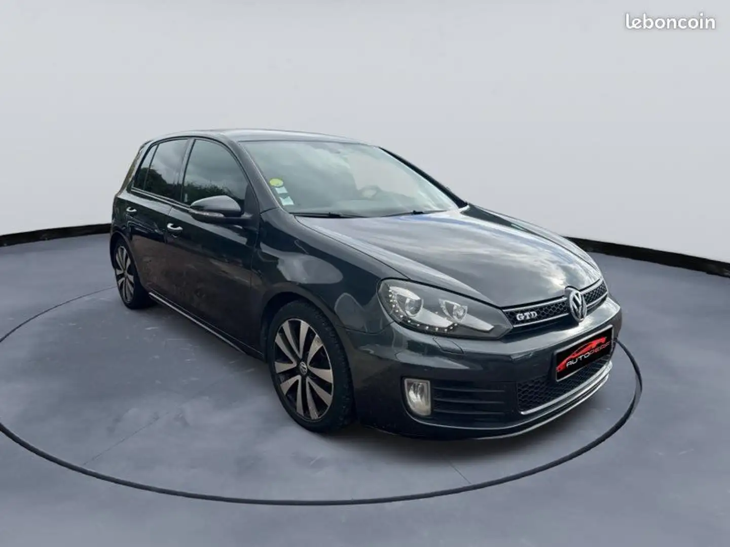 Volkswagen Golf 6 GTD 2.0 TDi 170 Ch DSG6 Climatisation Bluetooth Grijs - 2