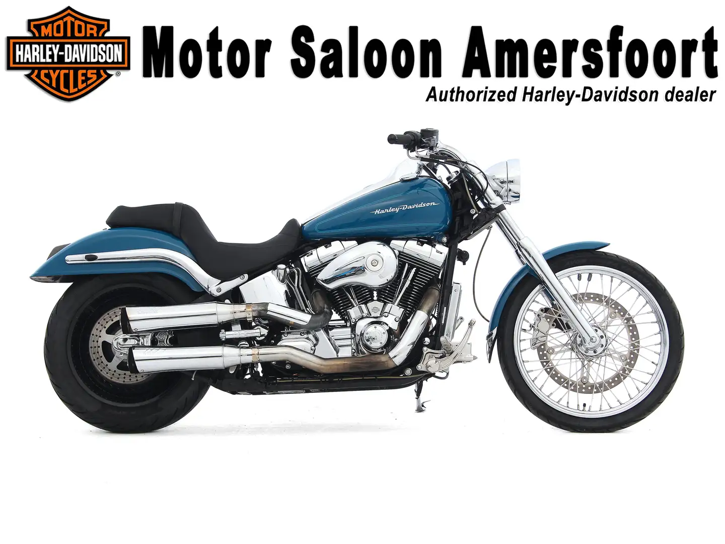 Harley-Davidson Softail FXSTD DEUCE Blauw - 1