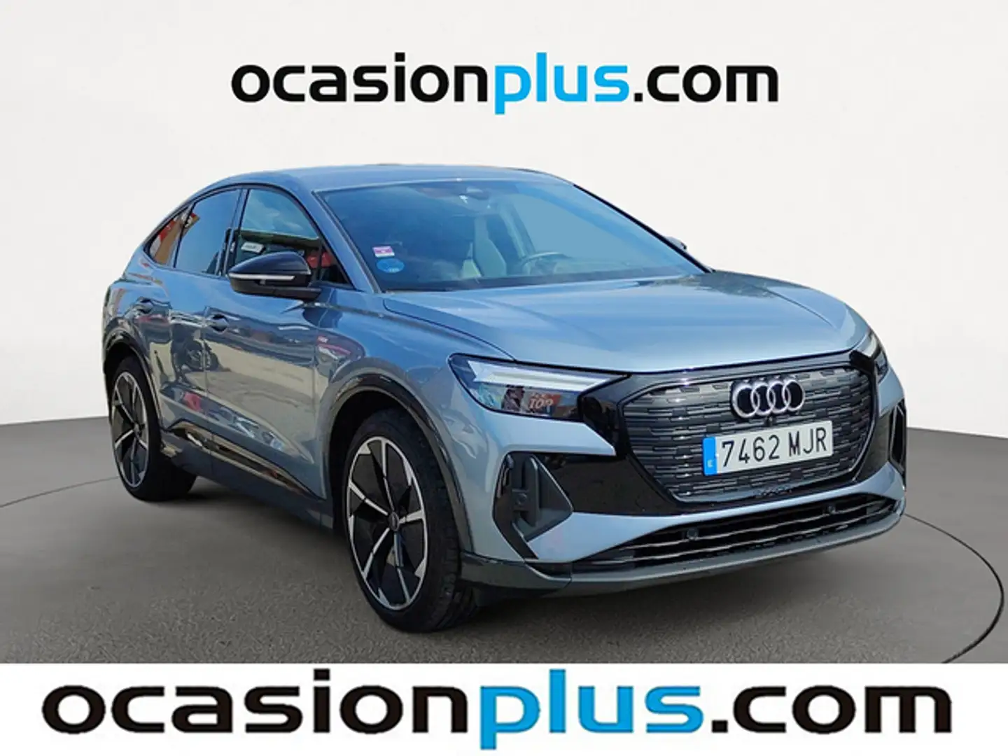 Audi Q4 e-tron Sportback 35 Black Line 55KWh Bleu - 2