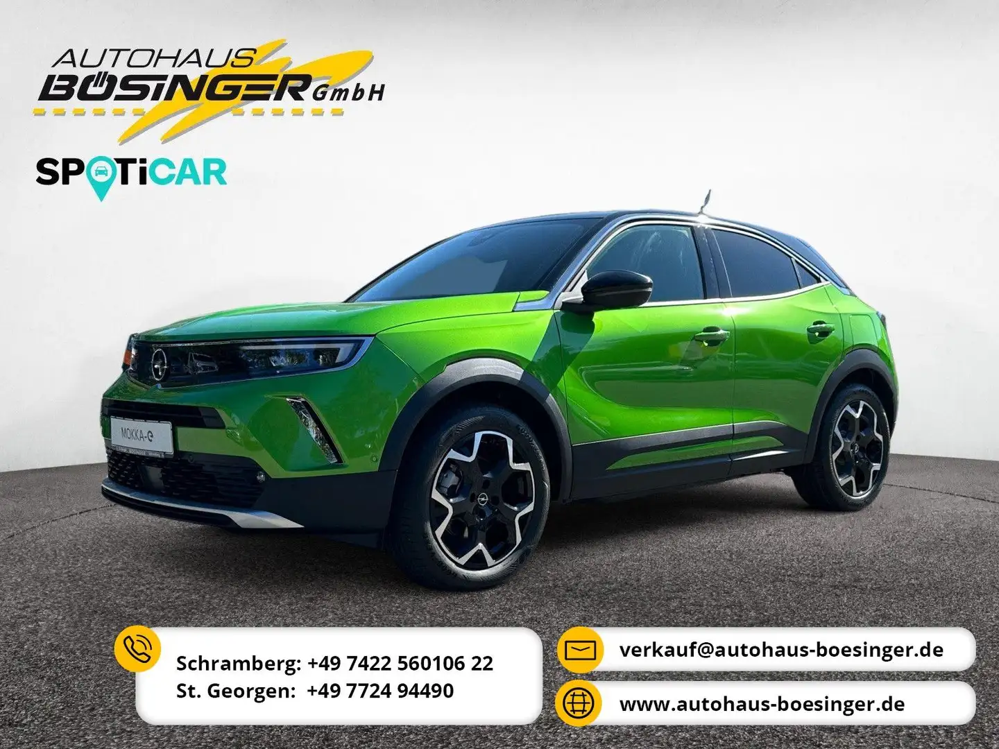 Opel Mokka-E Mokka e Ultimate VOLL 8 FACH Vert - 1
