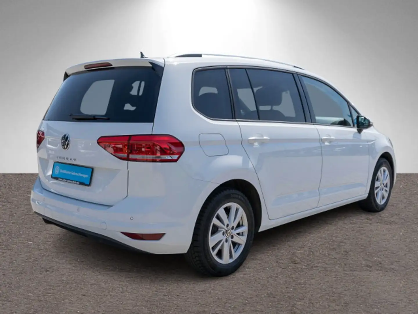 Volkswagen Touran Comfortline 1.5TSI DSG Nav RFK ACC AHK 7S Weiß - 2