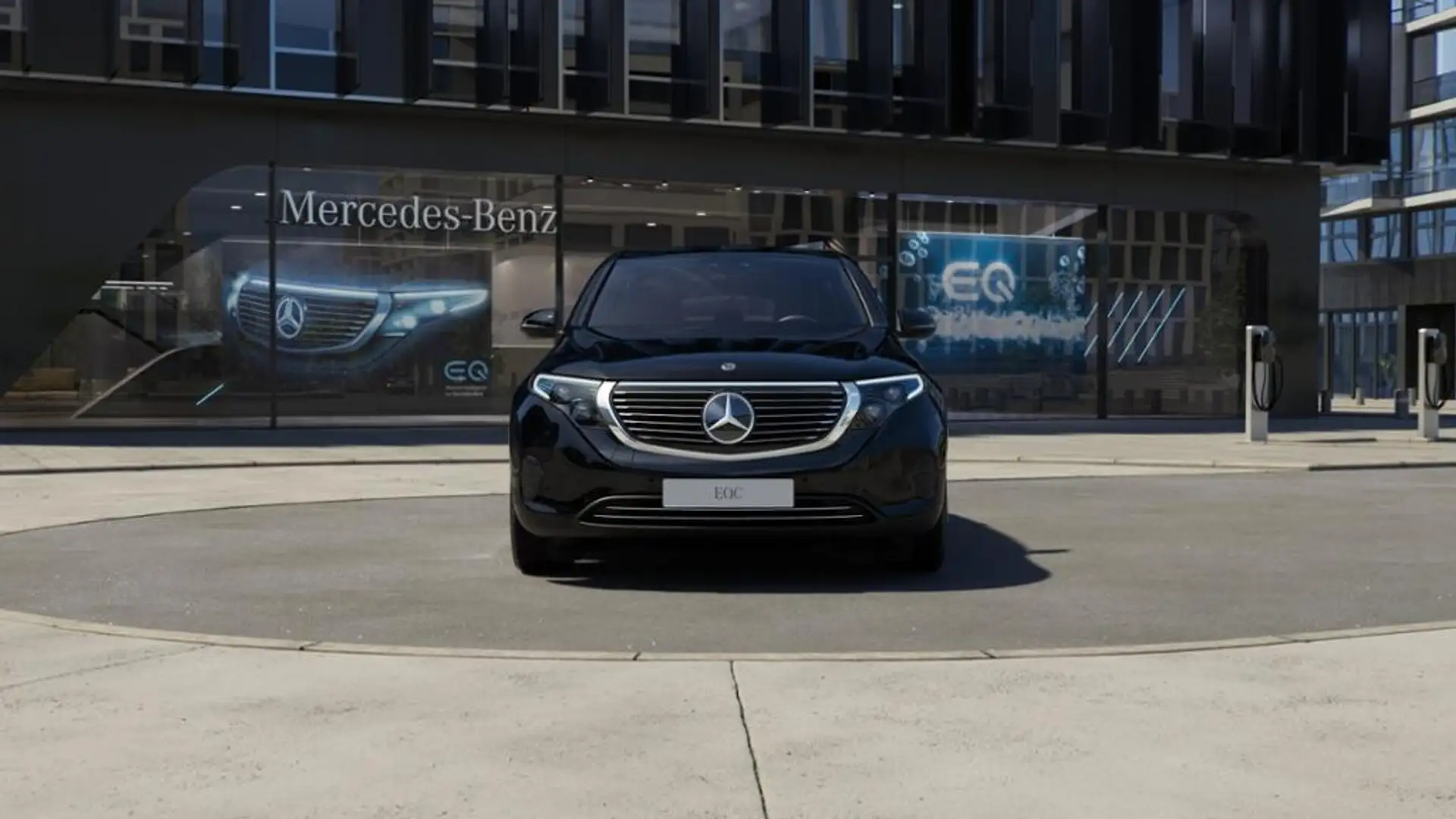 Mercedes-Benz EQC 400 4MATIC SUV ACC AUT DynLicht Kam. KeyLess Noir - 1