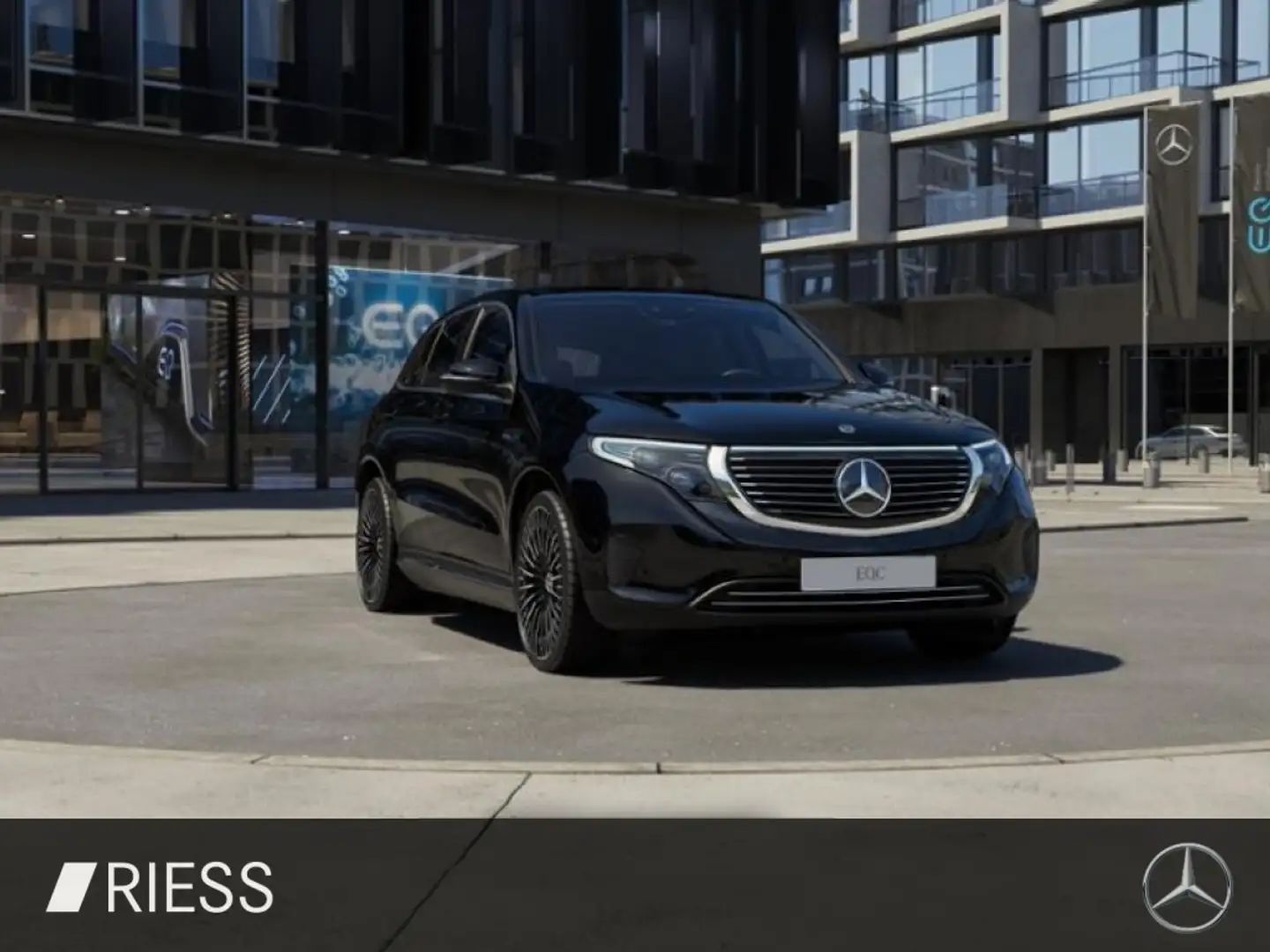 Mercedes-Benz EQC 400 4MATIC ACC AUT DynLicht Fernlichtass. LM Negru - 2