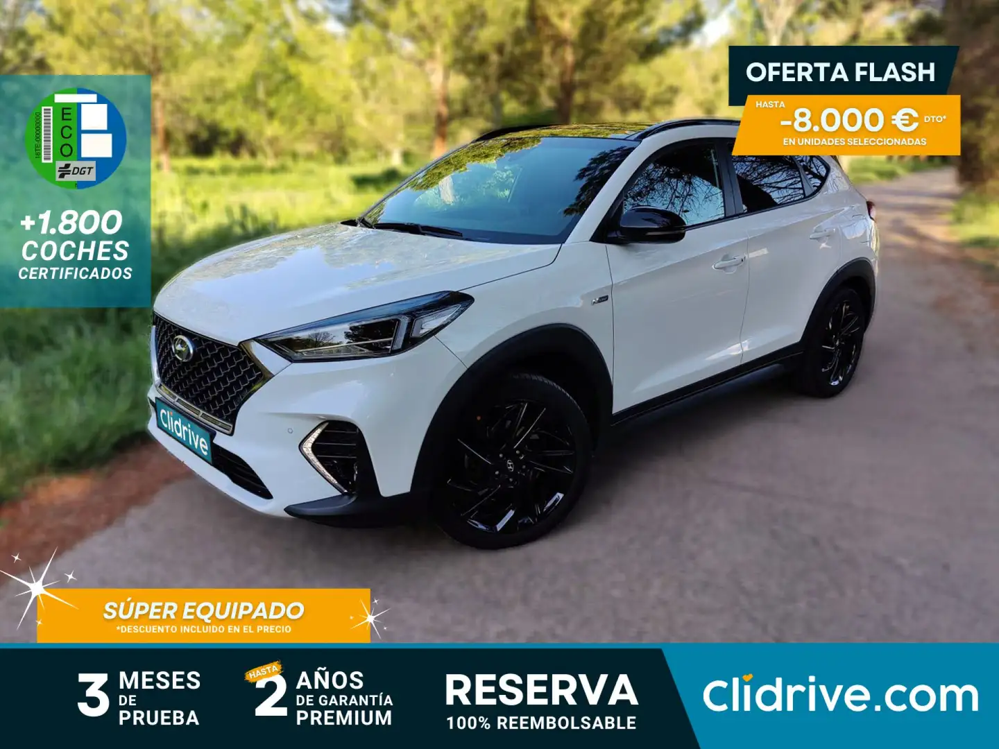 Hyundai TUCSON 1.6 CRDI 100kW (136CV) 48V N-Line 4X2 Blanco - 1