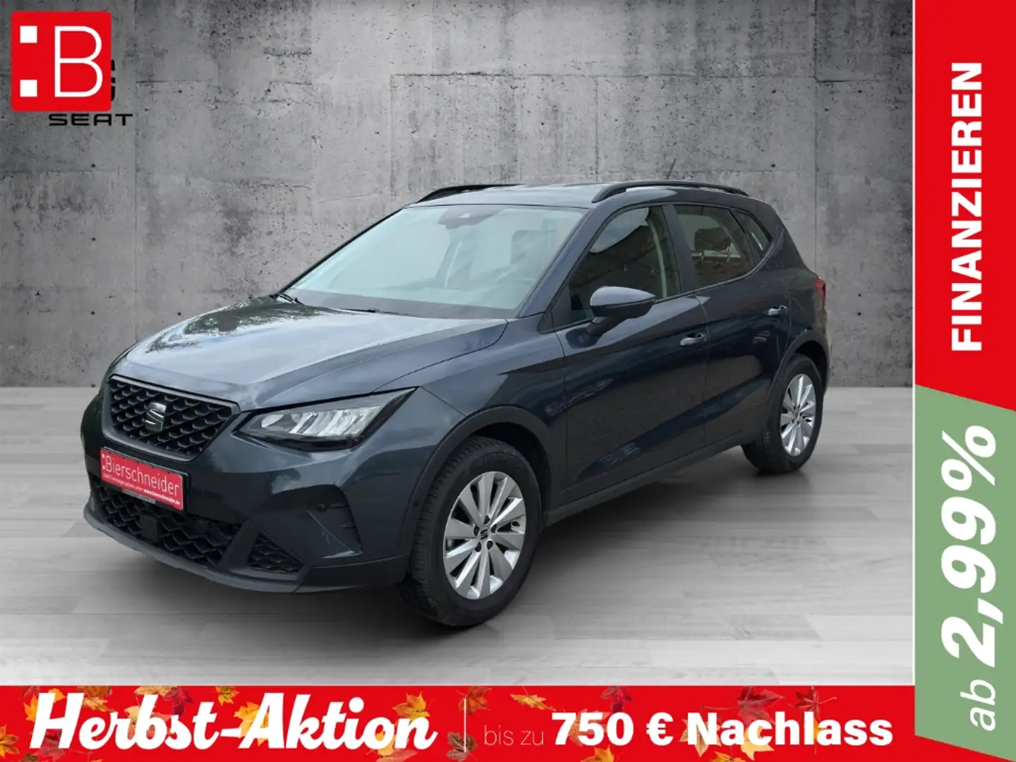 SEAT Arona 1.0 TSI DSG Style Edition Navi Kamera ACC Link Vir Grau - 1