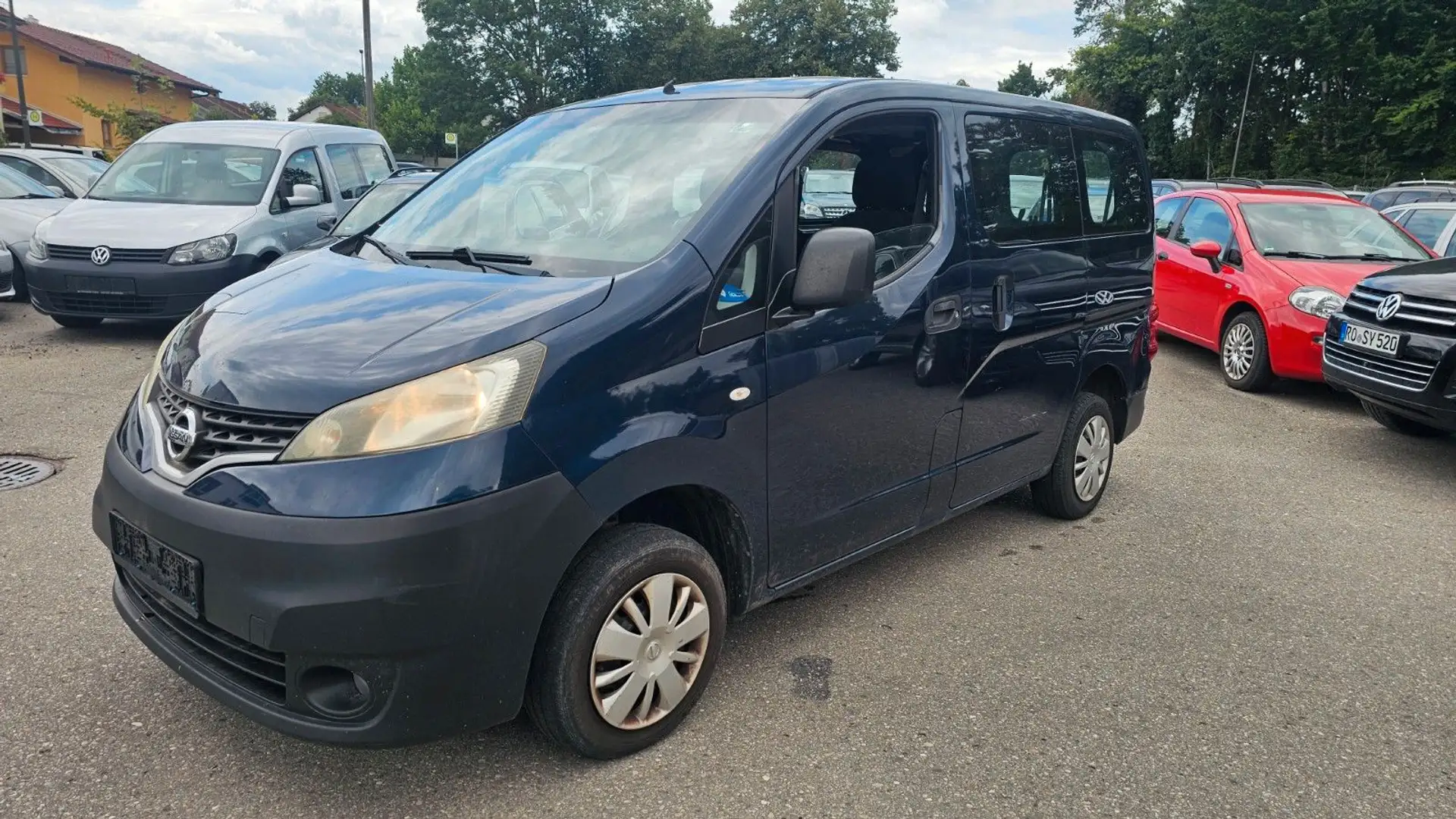 Nissan NV200 /Evalia Premium*1,5 TDI*TÜV*7Sitze Bleu - 1