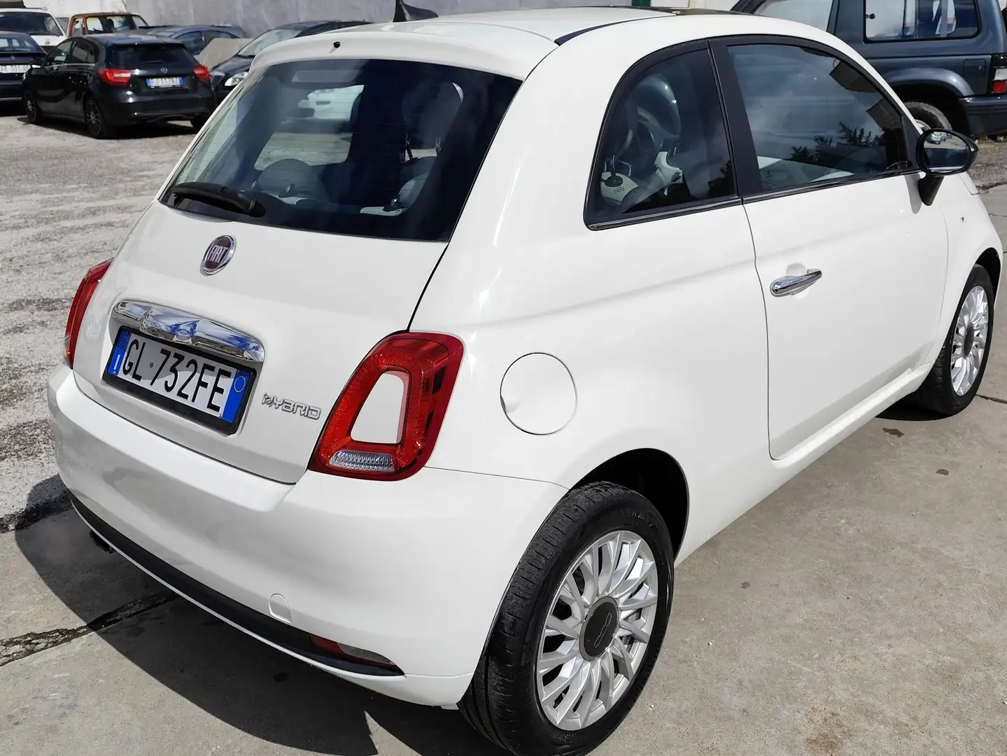 Fiat 500 500 III 2015 1.0 hybrid Dolcevita 70cv Weiß - 2