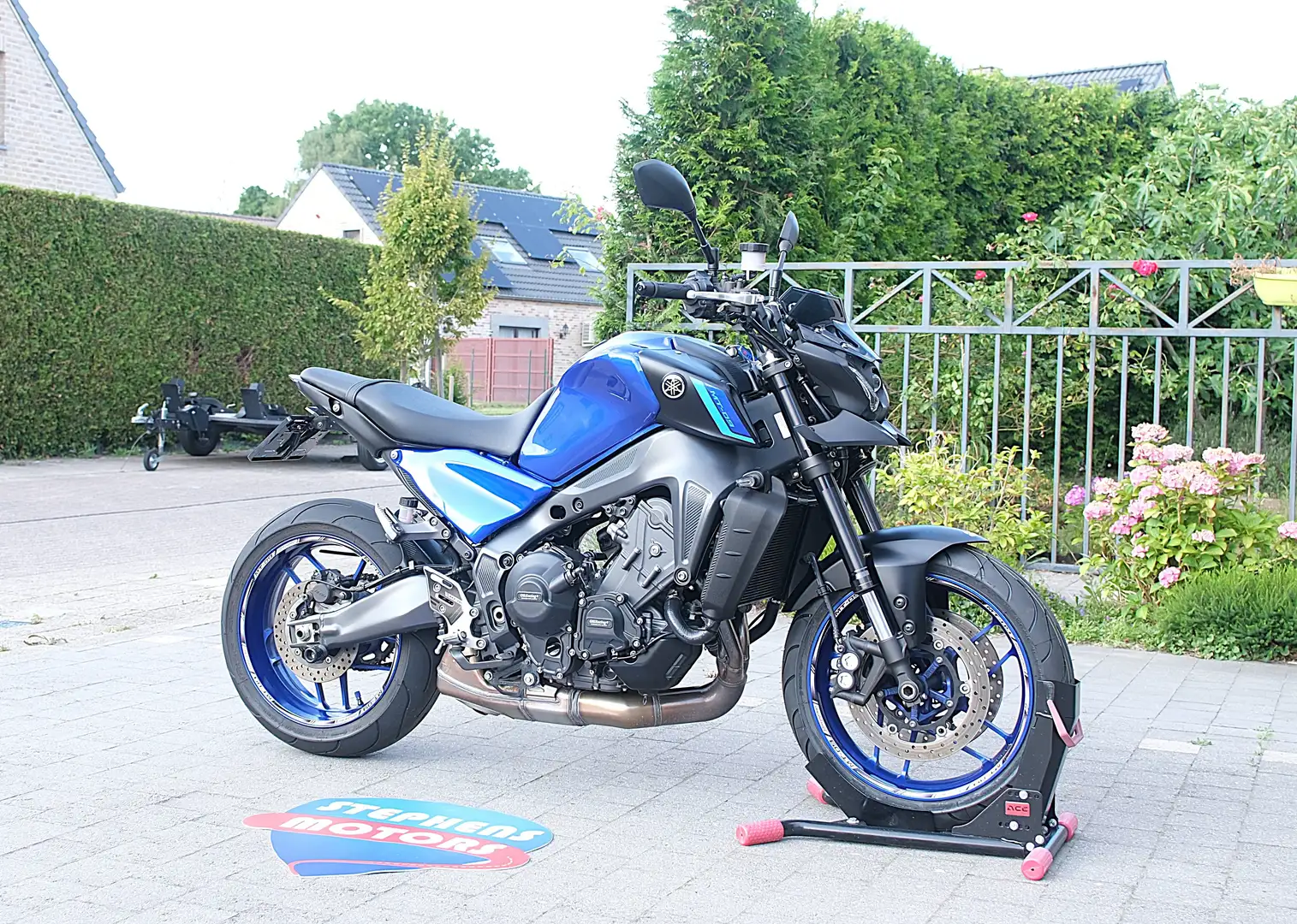 Yamaha MT-09 Icon blue Blauw - 2