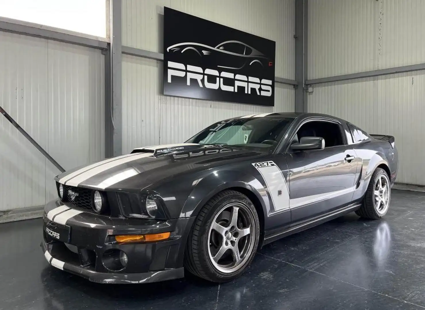 Ford Mustang GT 427 Roush V8 4.6l supercharged stage 3 Roush Noir - 1