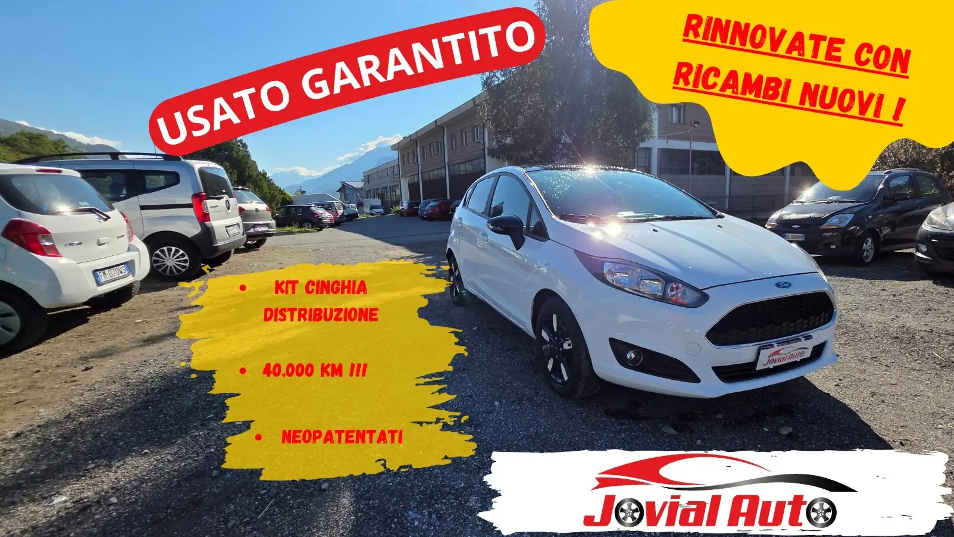 Ford Fiesta Fiesta 1.5 TDCi 75CV 5 porte Black & White Edition Blanc - 1