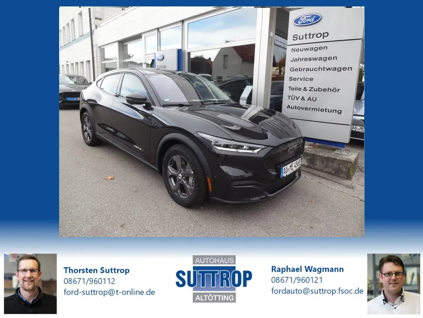 Ford Mustang Mach-E Mach-E Extended 99KW mit Technologiepaket 2 Grau - 1