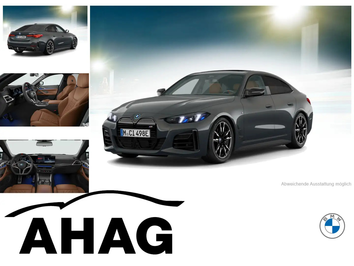 BMW i4 M50 0,25% ACC AHK GSD H/K Individual Carbon Grau - 1