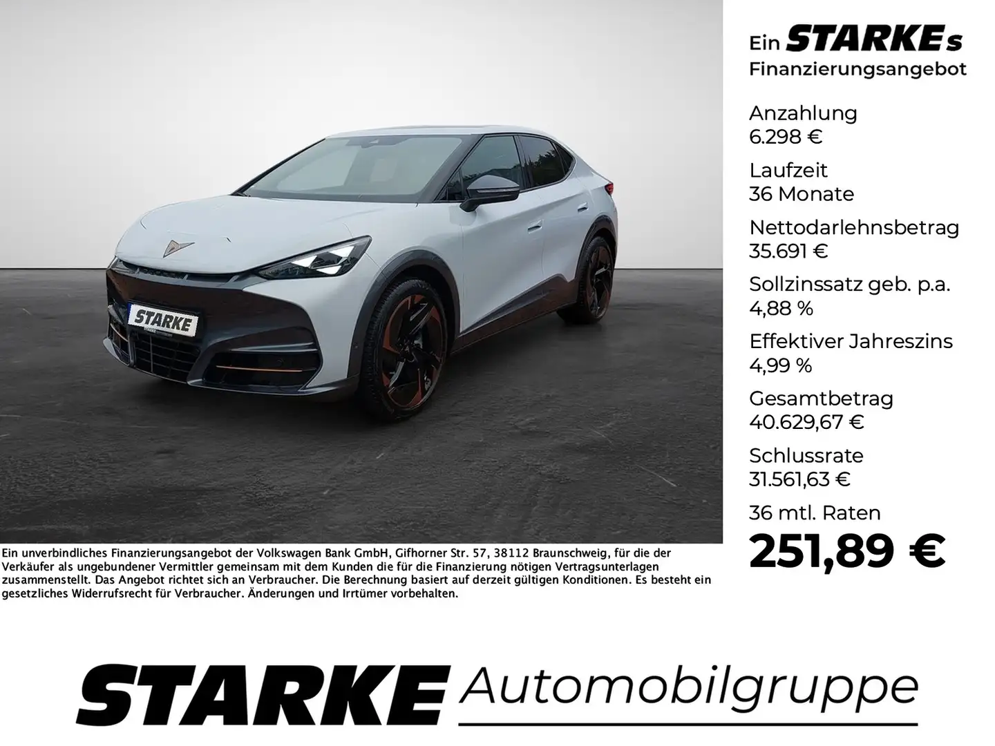 CUPRA Tavascan VZ 4 Drive Weiß - 1