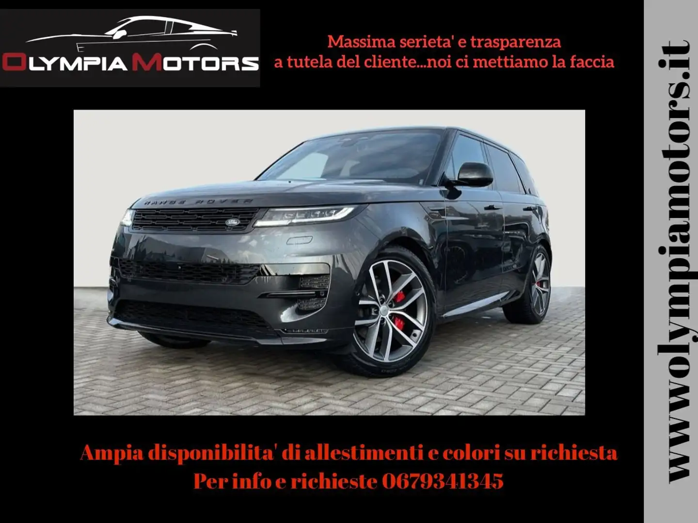 Land Rover Range Rover Sport D300 SE DYNAMIC NAVI LED PANORAMA 22 KAMERA Grigio - 1