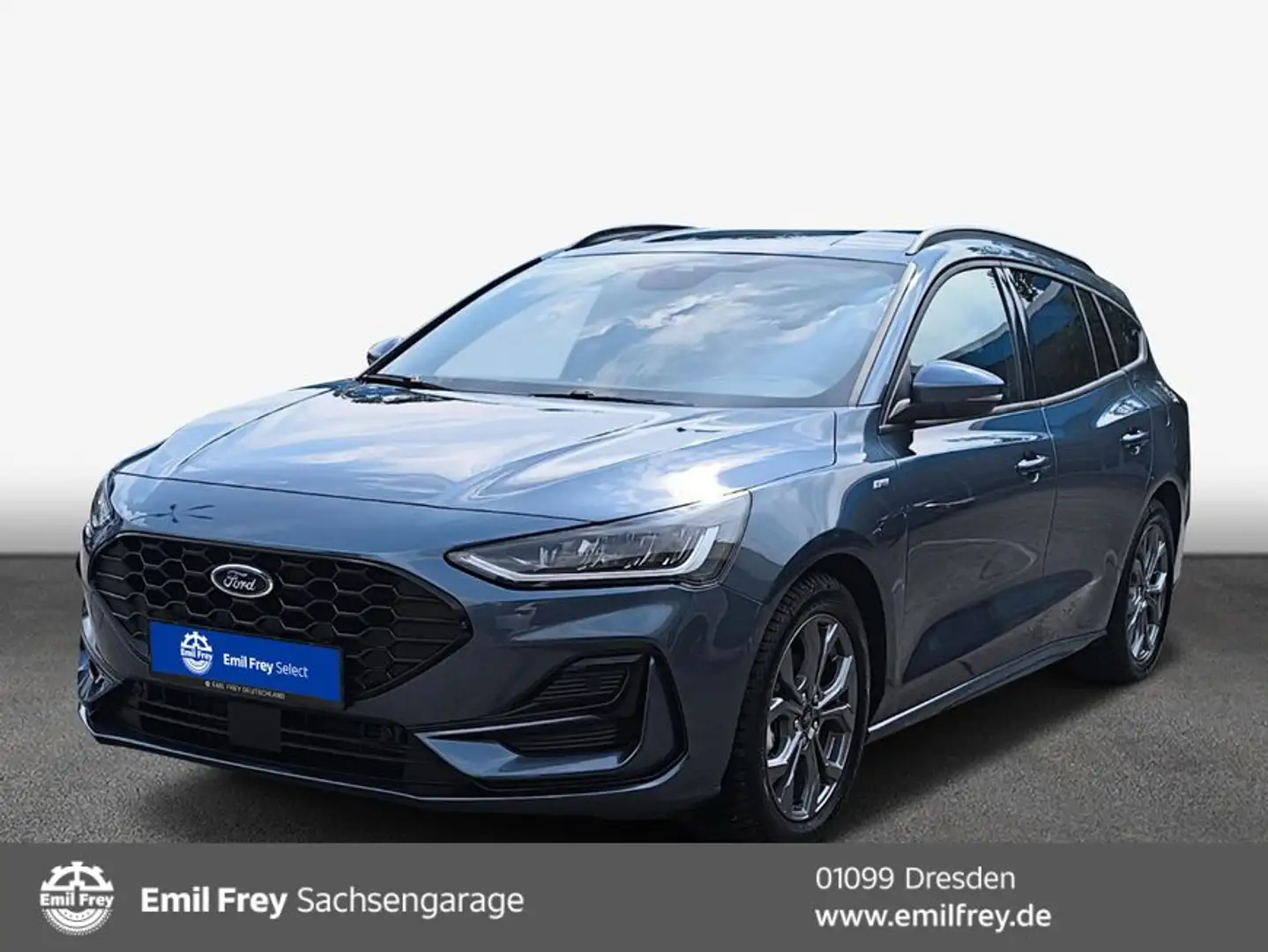 Ford Focus Turnier 1.0 EcoBoost Hybrid ST-LINE X Bleu - 1