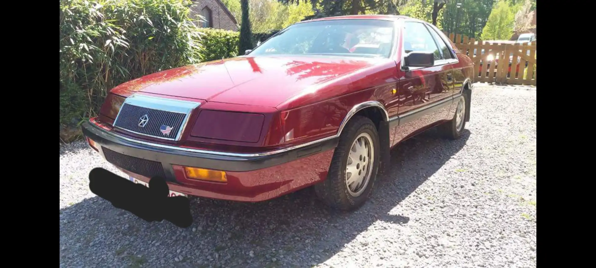 Chrysler Le Baron 2.5 coupé Rojo - 1