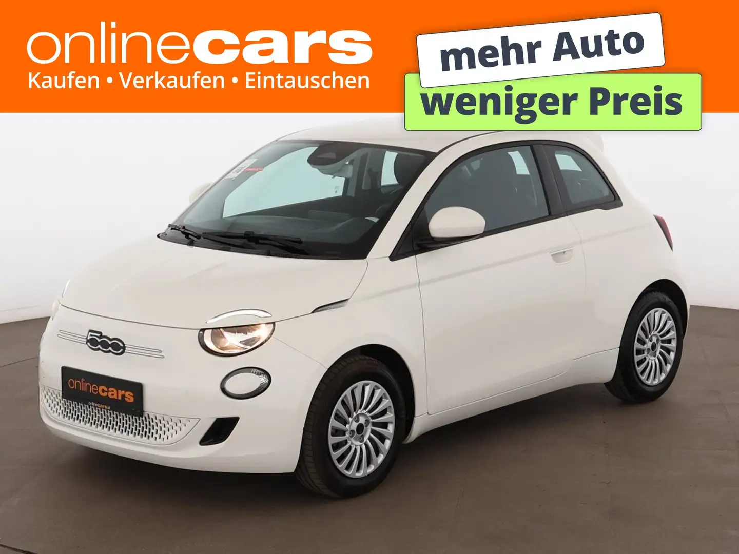 Fiat 500e 23kWh Aut TEMPOMAT DIGITAL-TACHO KLIMA Weiß - 1