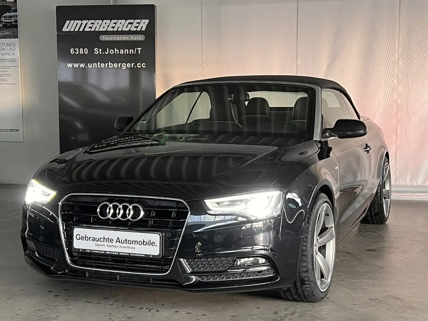 Audi A5 Cabriolet 1.8 TFSI Kommission / Deutsches Fahrzeug Schwarz - 1