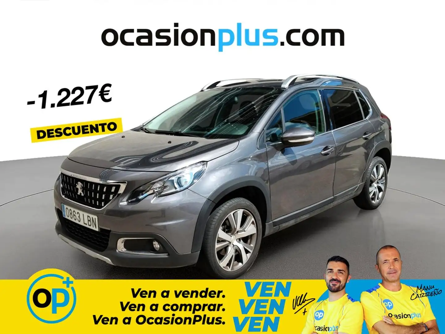 Peugeot 2008 1.2 PureTech S&S Allure 110 Gris - 1