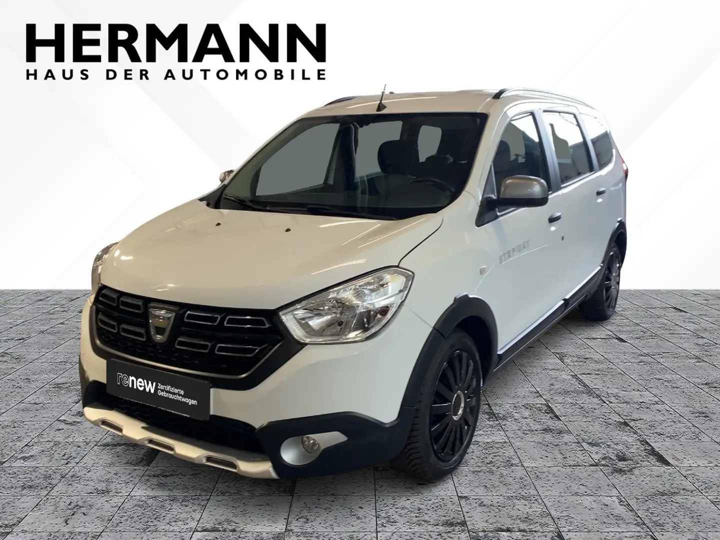 Dacia Lodgy 1.5 BLUE dCi 115 Stepway Plus *NAVI*KAM Blanc - 1
