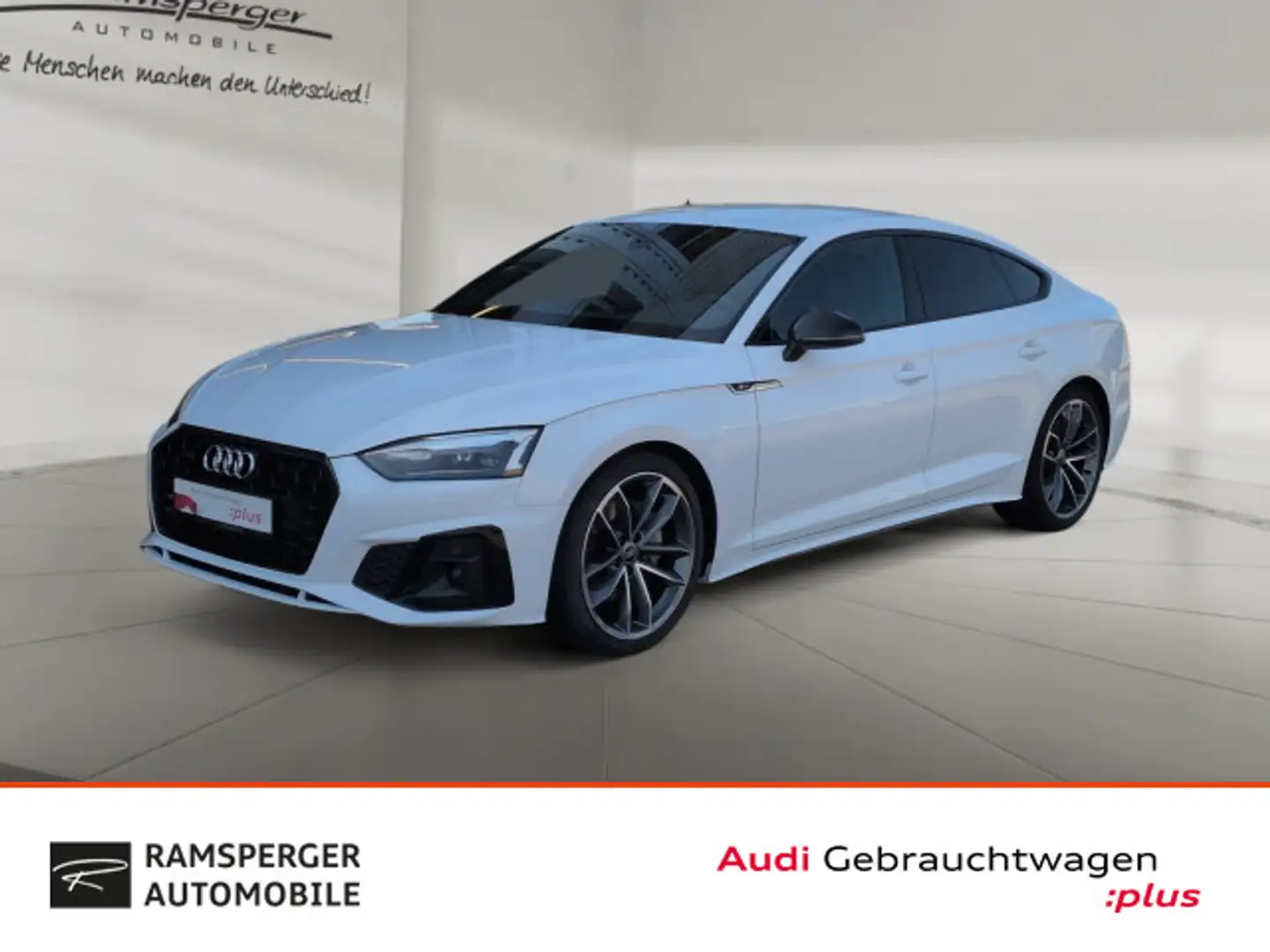 Audi A5 S line 40 TDI quat. LED Navi B&O Bianco - 1