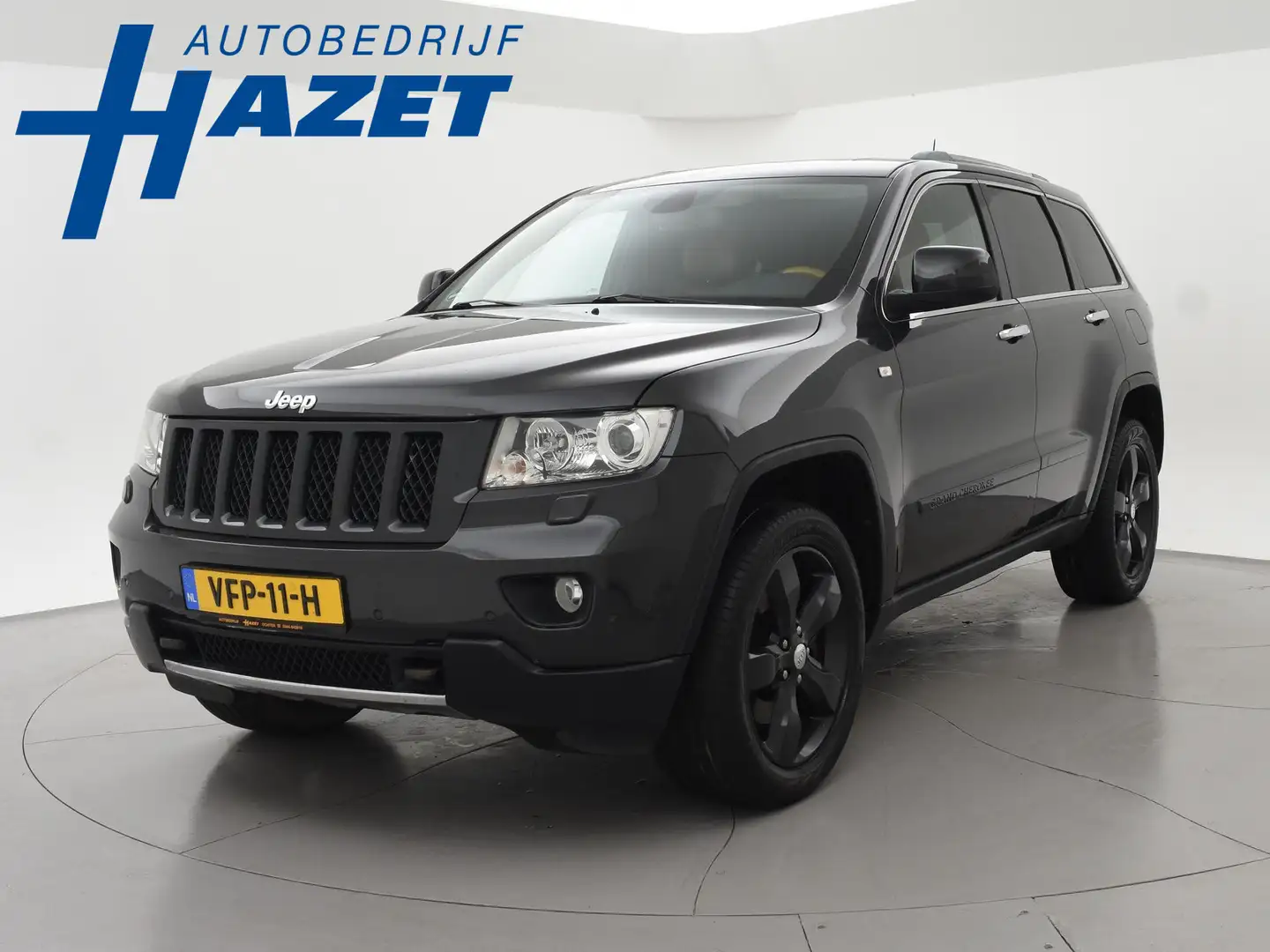 Jeep Grand Cherokee 3.6 V6 OVERLAND GRIJS KENTEKEN + PANORAMA | LEDER Чорний - 1
