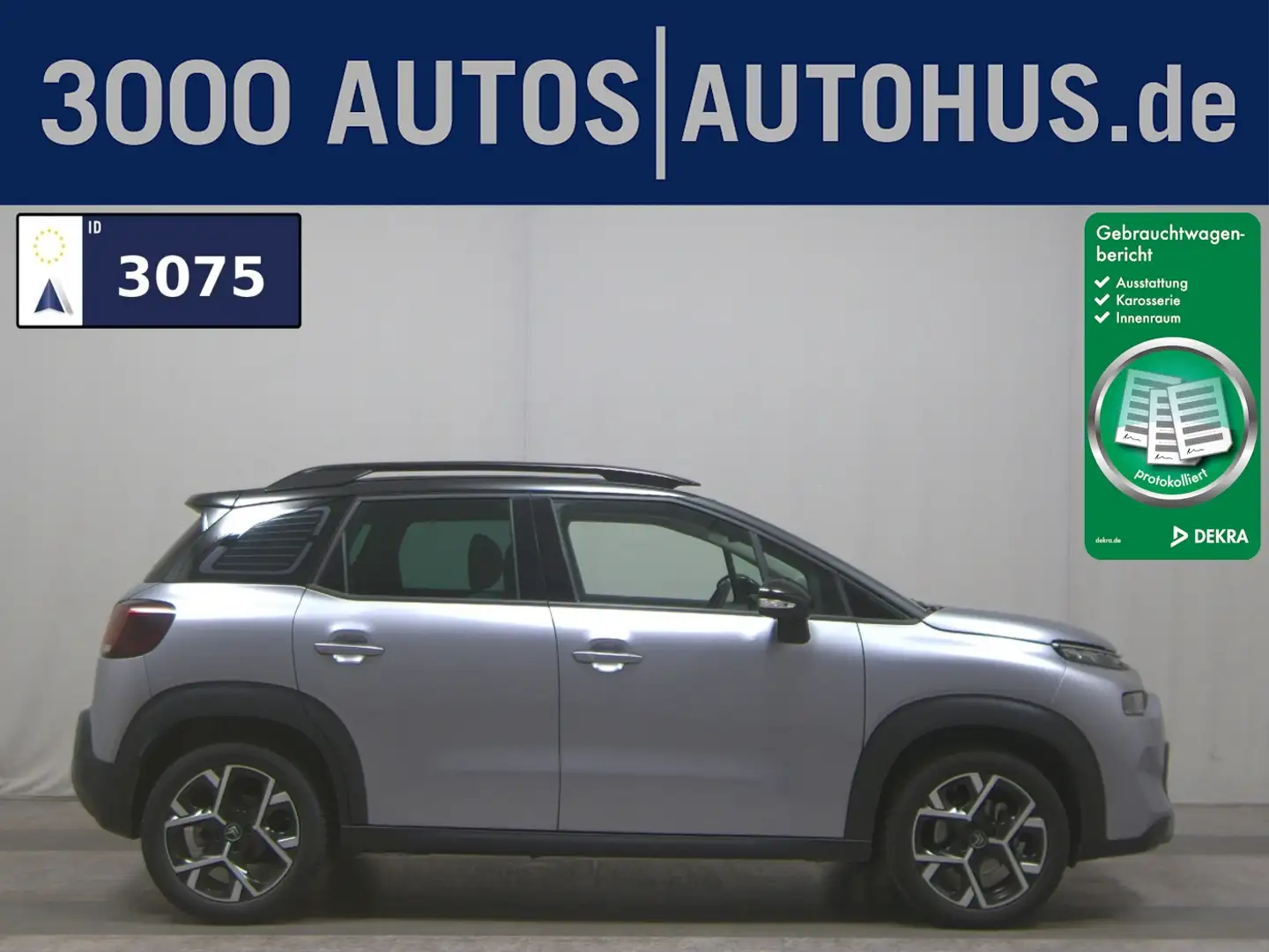 Citroen C3 Aircross 1.2 PureTech Shine T-Leder Navi LED Grau - 1