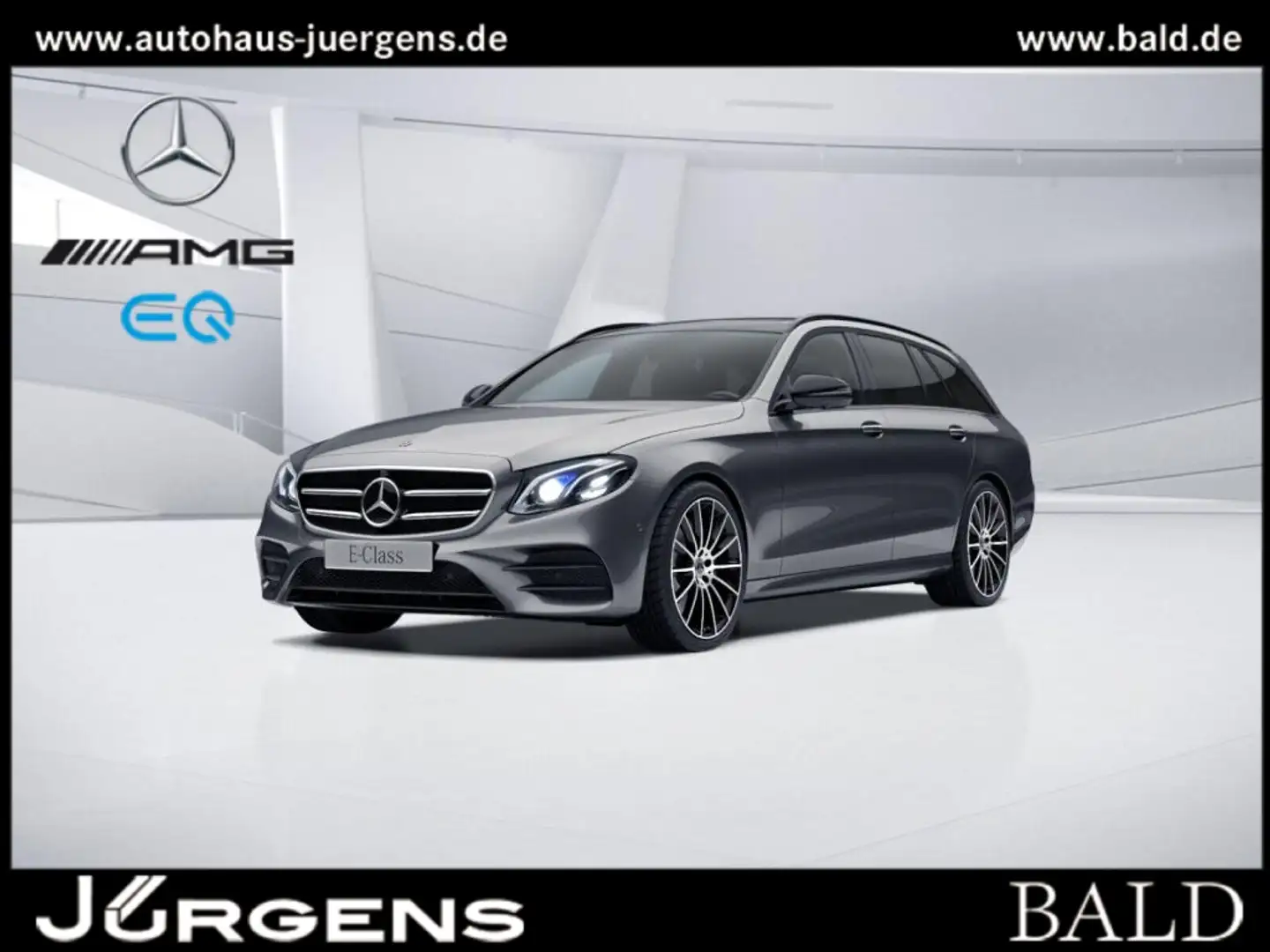 Mercedes-Benz E 400 4M T AMG-Sport/Wide/Pano/Burm/Distr/Night Grau - 1