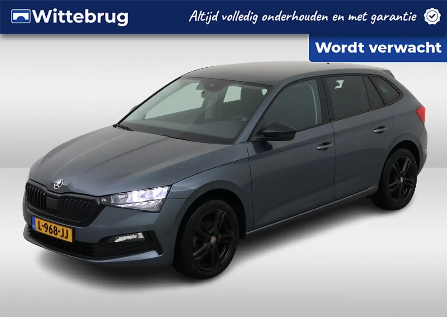 Skoda Scala 1.0 TSI 115pk Ambition / App-Connect / Airco / Par Grijs - 1