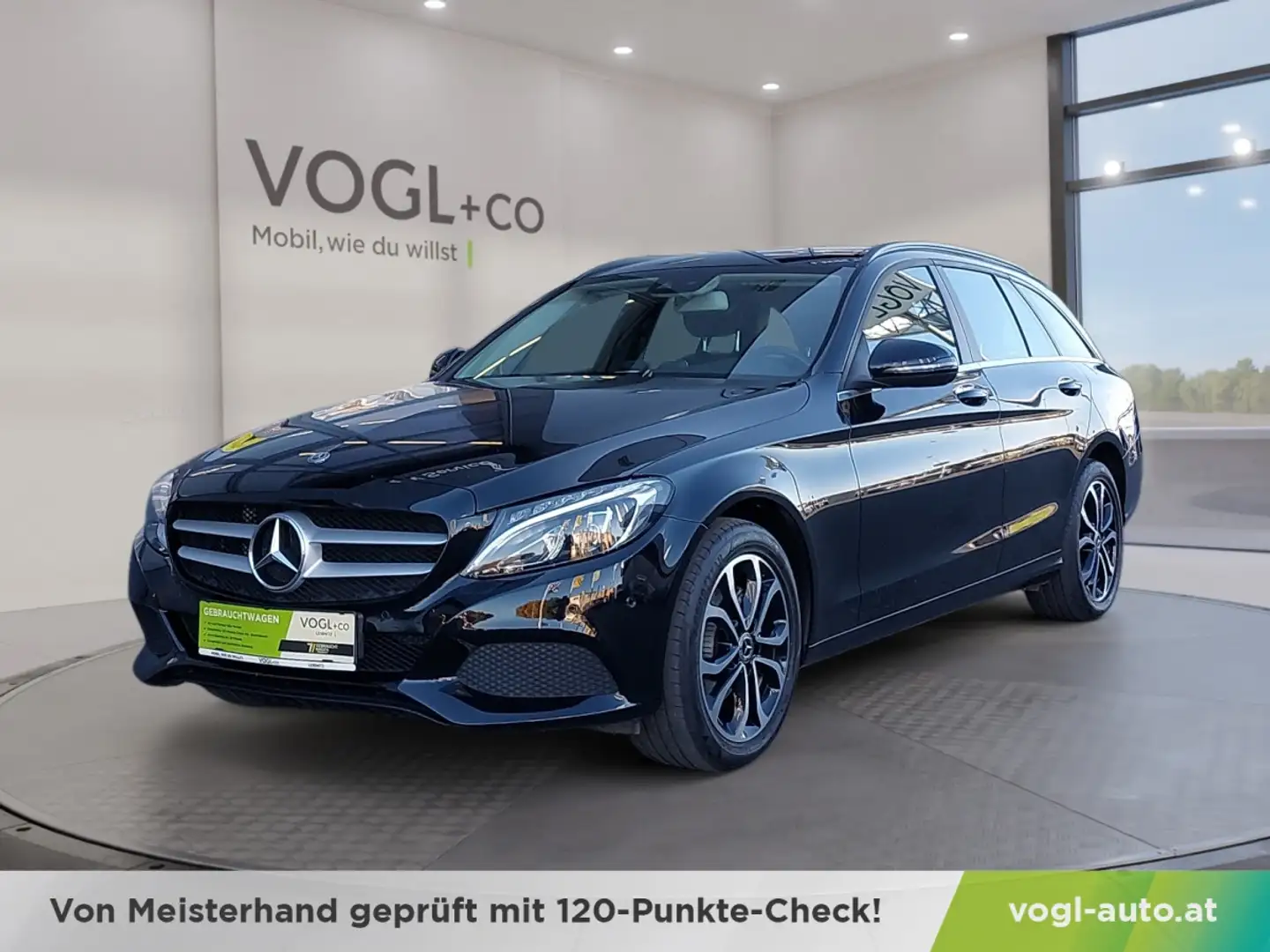 Mercedes-Benz C 200 d T Aut. Kombi Noir - 1