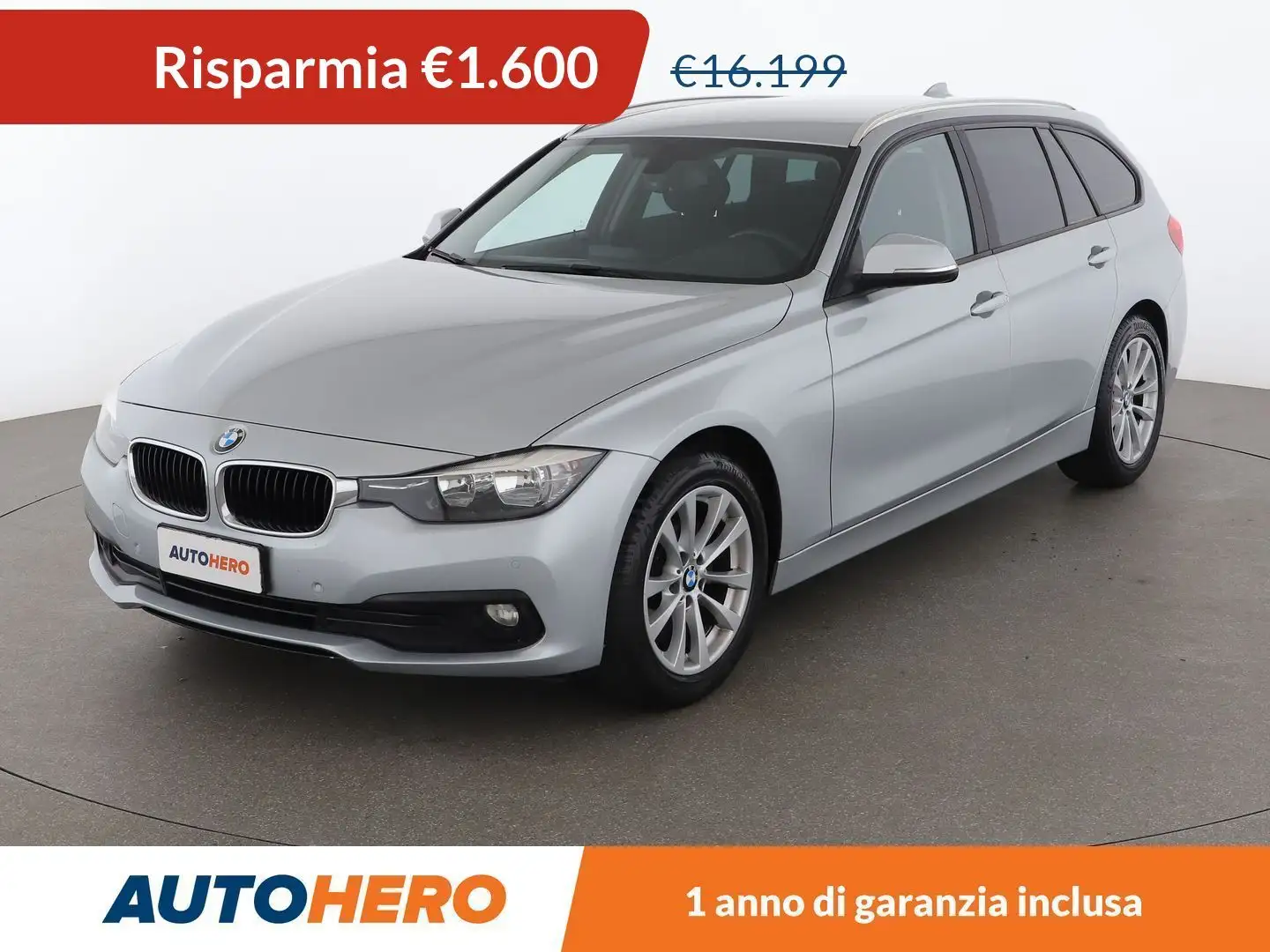 BMW 320 320d Business Advantage aut. xDrive Argintiu - 1