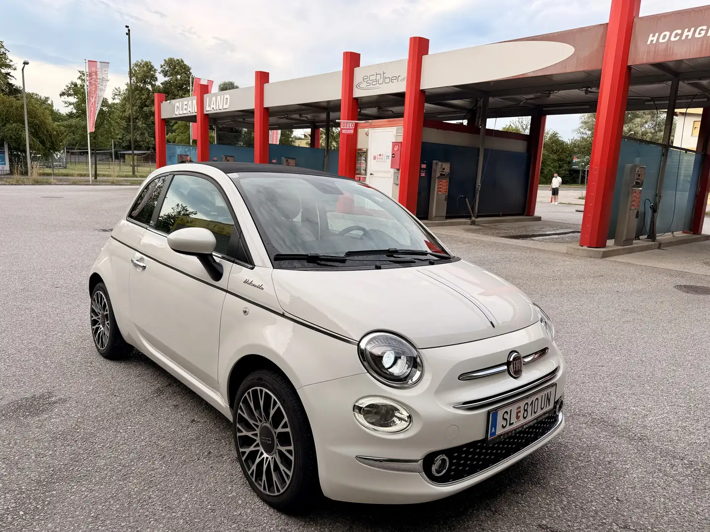 Fiat 500C FireFly Hybrid 70 Dolcevita Cabrio Weiß - 2