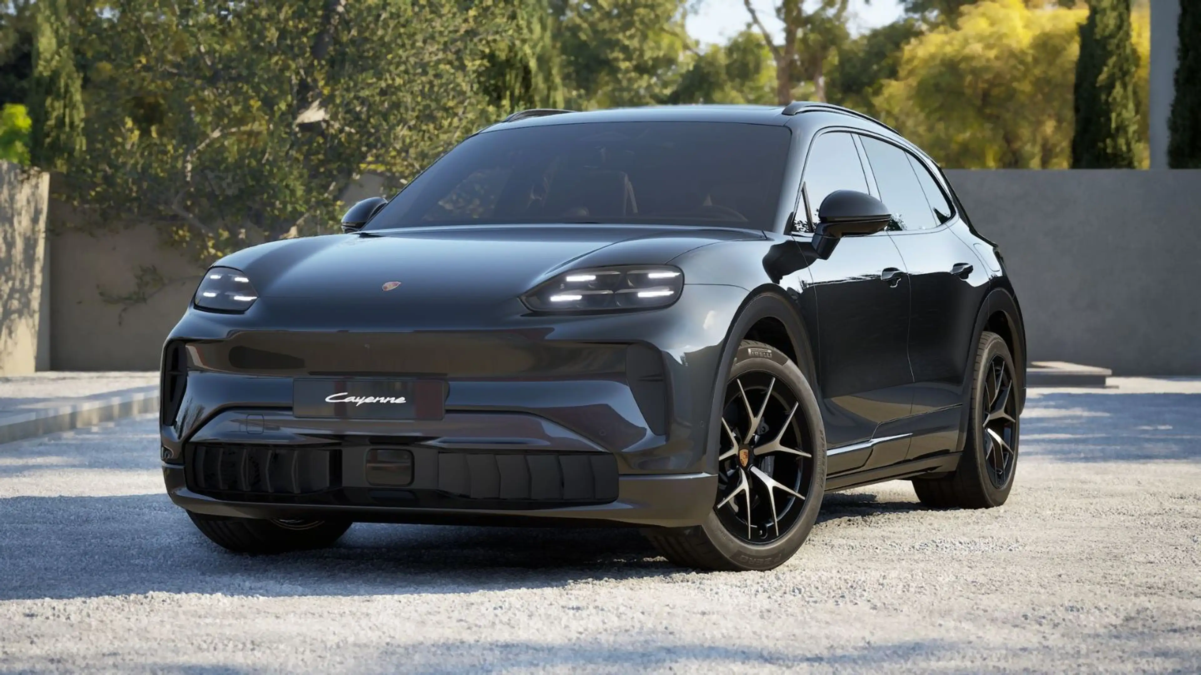 Porsche Cayenne Electric | Hinterachslenkung | HD-Matrix — photo 2