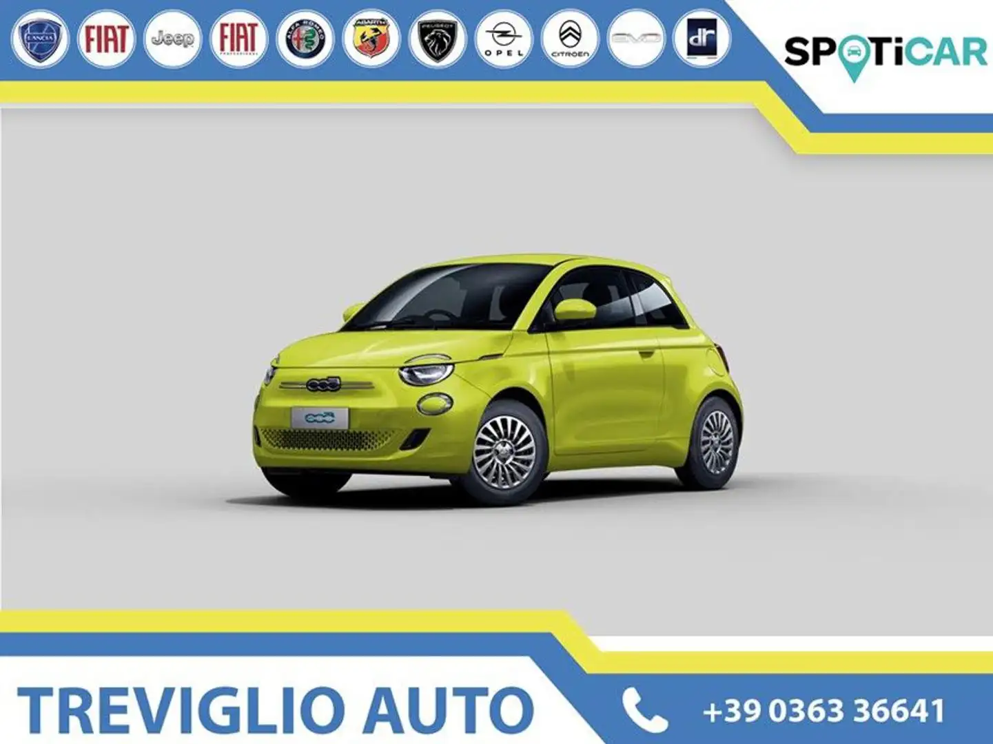 Fiat 500e Berlina POP + ICON + LA PRIMA II Gelb - 1