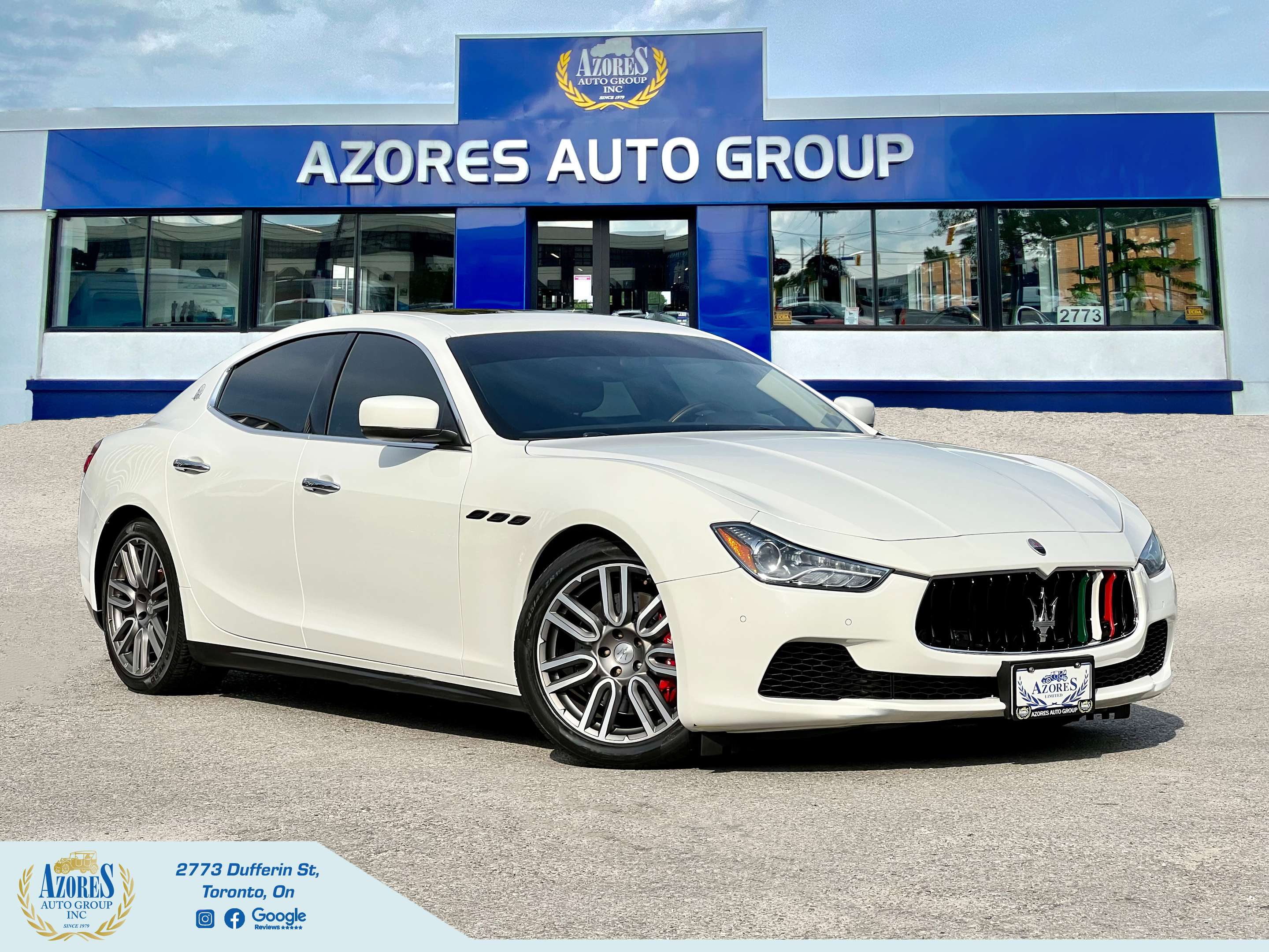 2015 Maserati Ghibli SQ4|Nav|B.Cam|Sunroof|Certified|All Wheel Drive