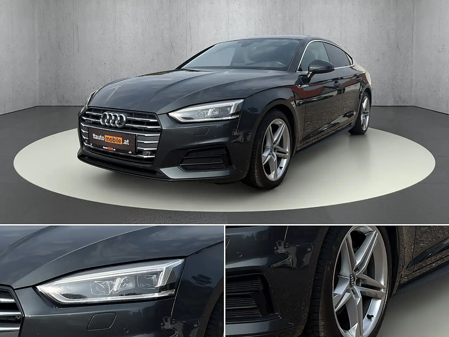 Audi A5 2.0 TDI Sportback sport quattro Silber - 2