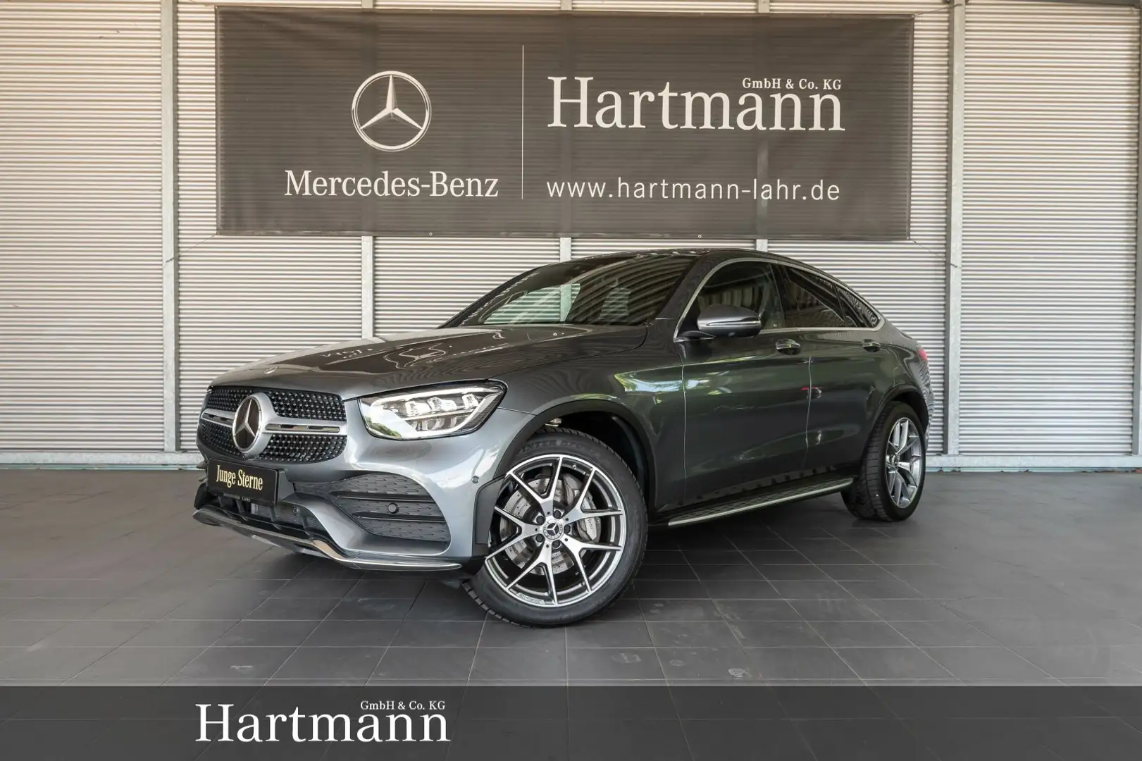 Mercedes-Benz GLC 300 GLC 300 d 4M Coupé AMG HUD SHD AirBody Leder LED Gris - 1