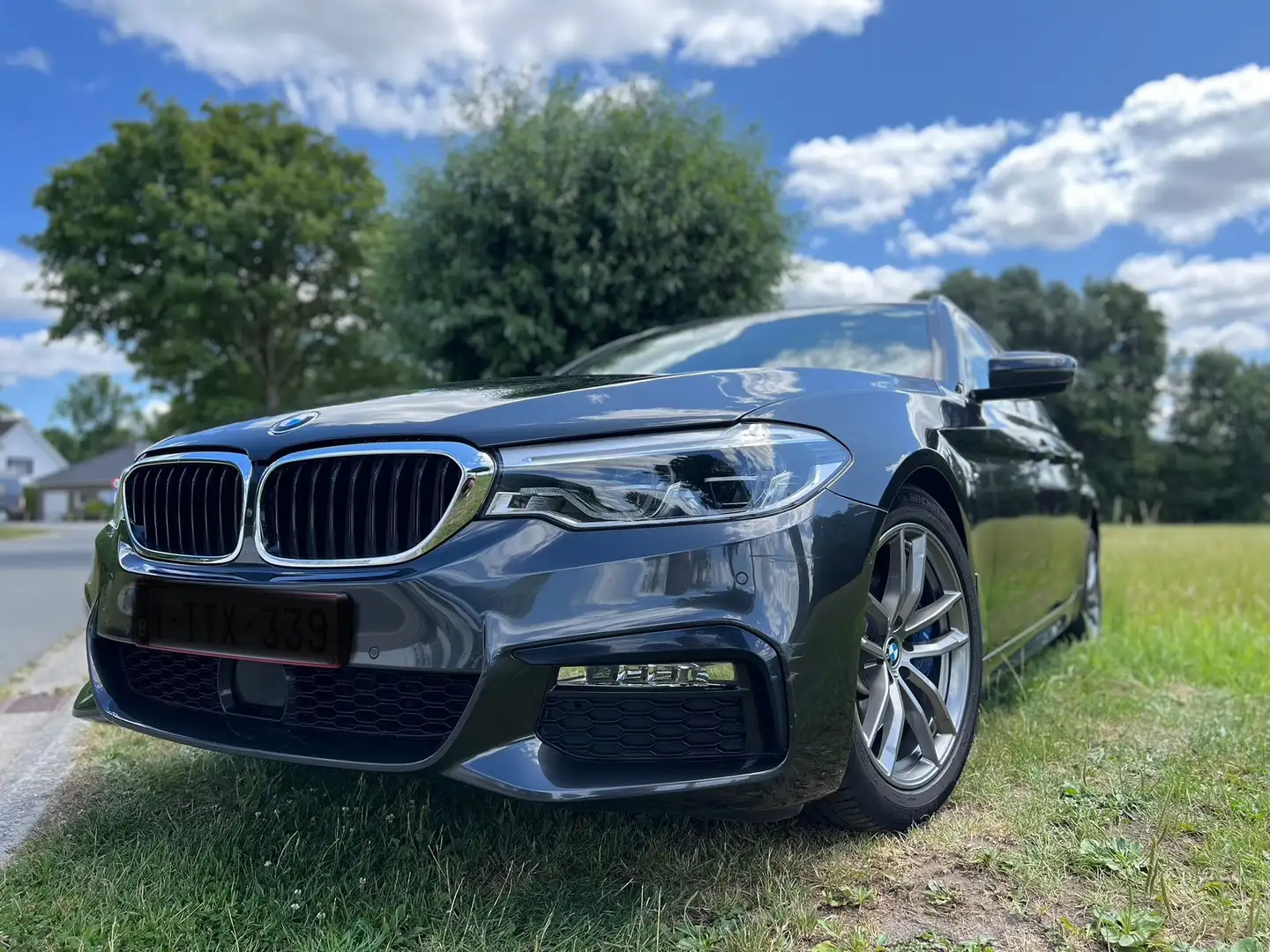 BMW 530 530i Touring Aut. Sport Line Gris - 1
