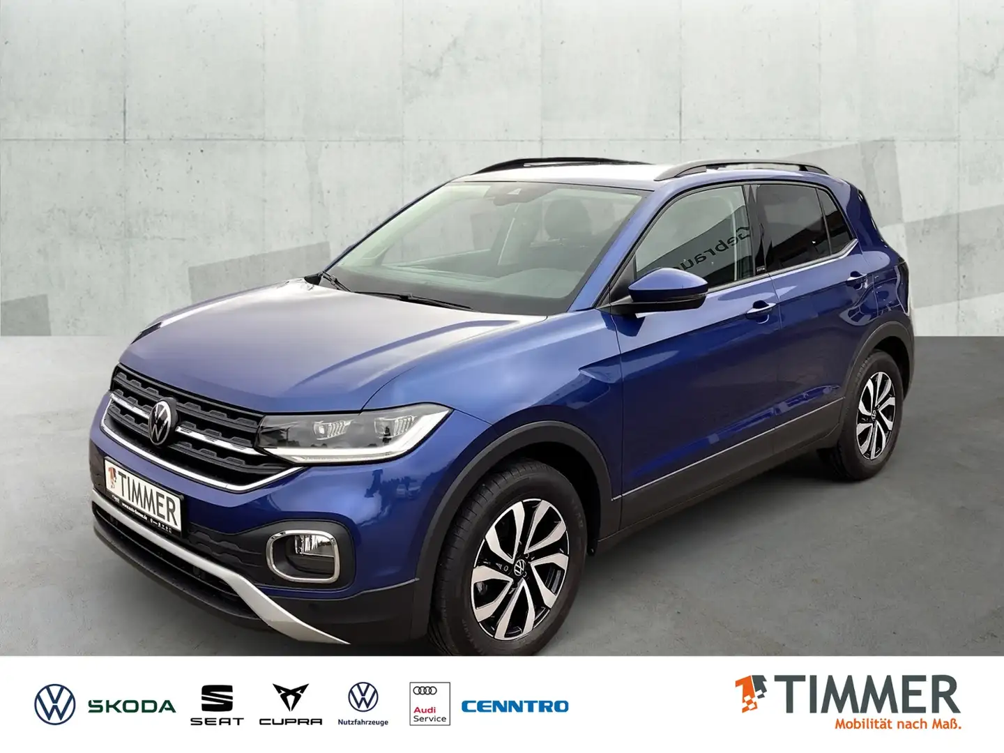 Volkswagen T-Cross 1.0 TSI ACTIVE *LED *RKAM *ACC *APP *NAVI *SHZ * Blu/Azzurro - 1