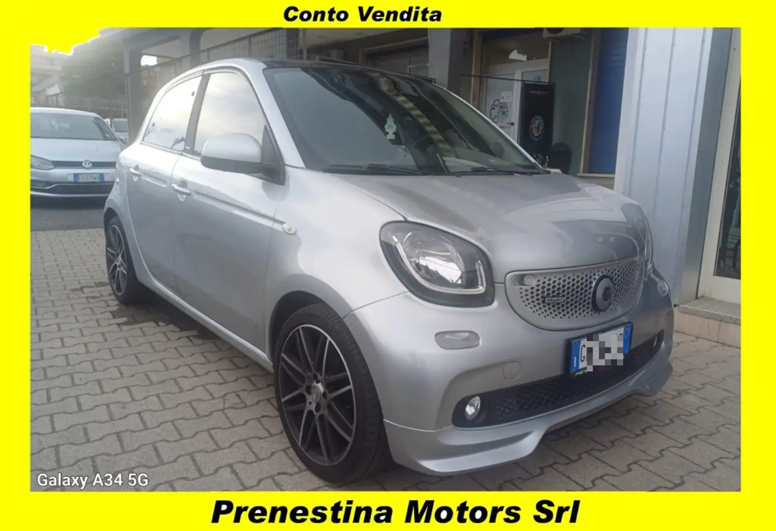 smart forFour BRABUS 0.9 Turbo twinamic Xclusive Argento - 1