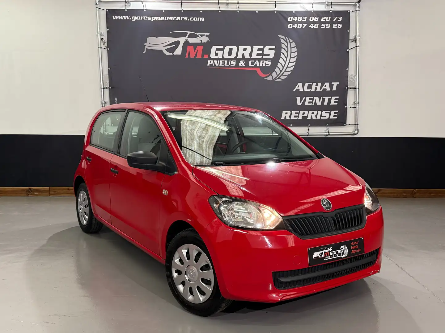 Skoda Citigo Citigo 1.0i Airco/Garantie 12 mois Rood - 1