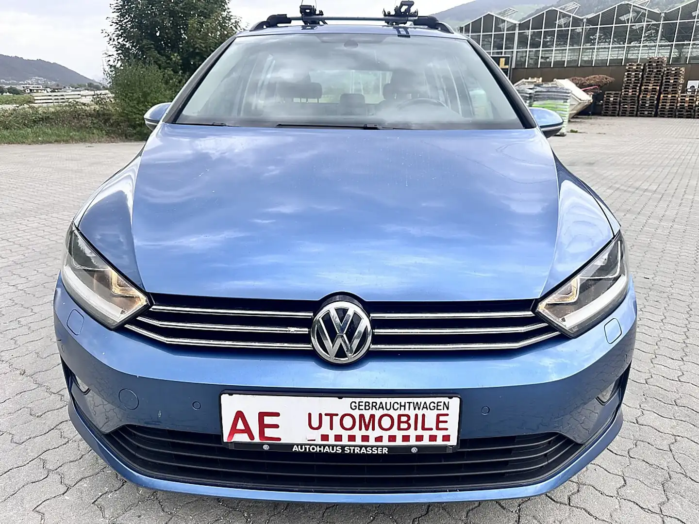 Volkswagen Golf Sportsvan Rabbit 1,6 BMT TDI Blau - 2