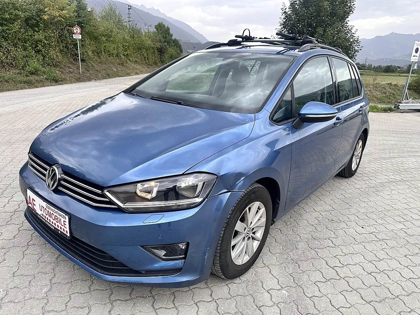 Volkswagen Golf Sportsvan Rabbit 1,6 BMT TDI Blau - 1