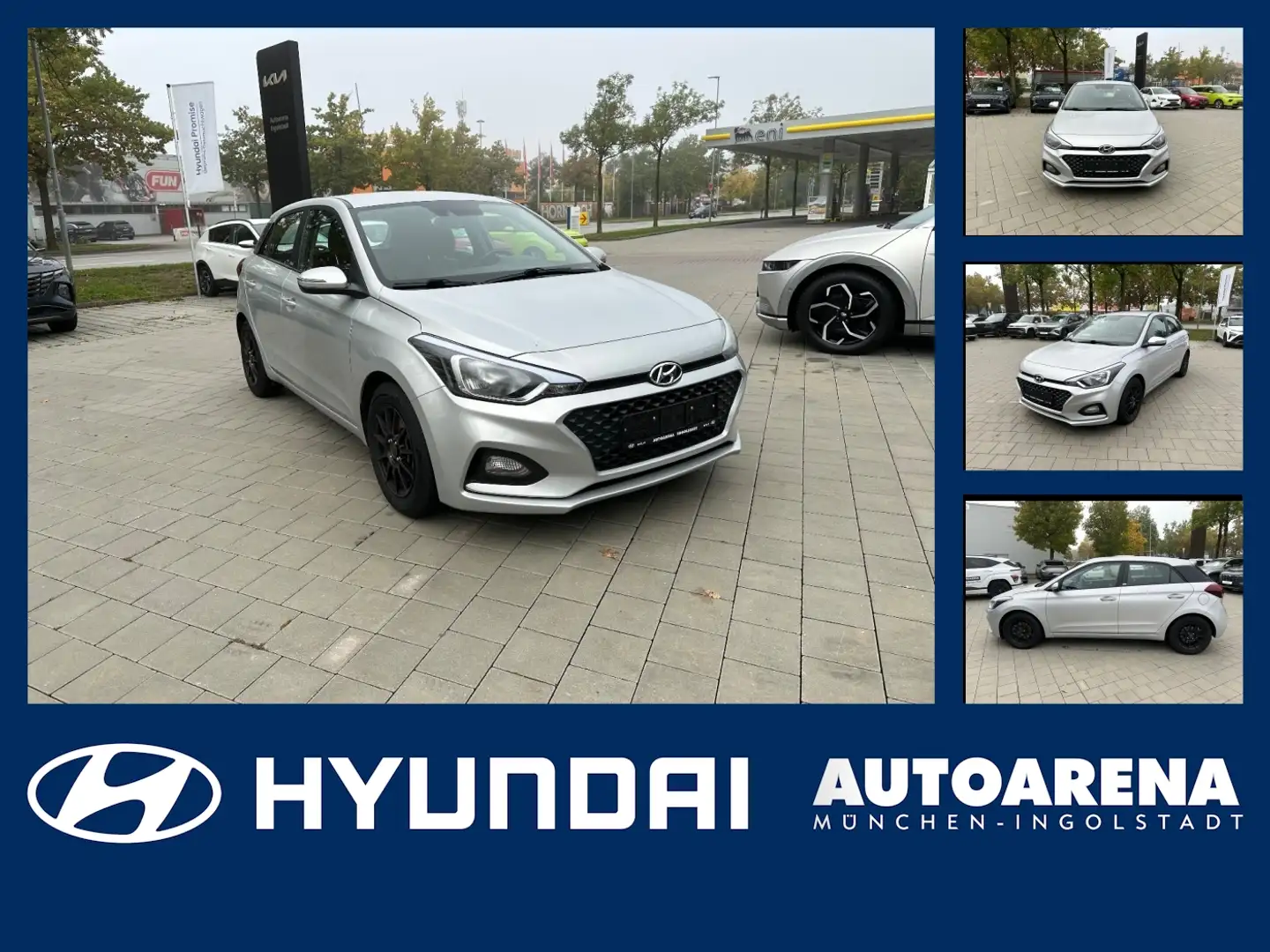 Hyundai i20 1.0 Select Facelift SpurH Silber - 1