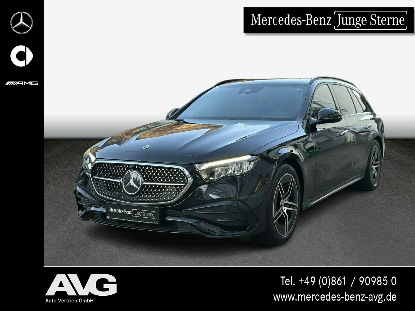 Mercedes-Benz E 200 E 200 T AMG-Advanced AHK Night Distronic Kamera Noir - 1