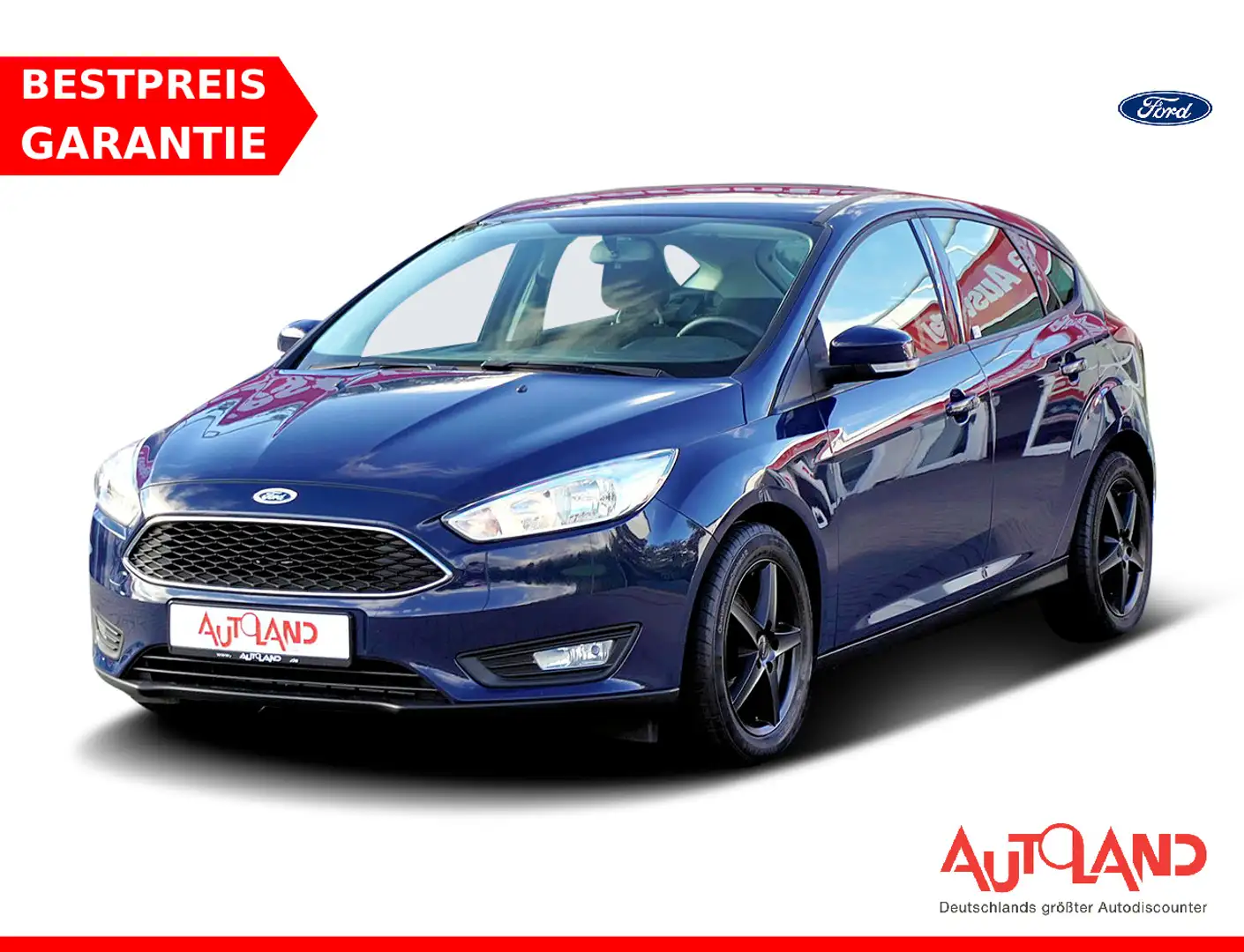 Ford Focus 1.6 Ti-VCT LED Klimaaut. USB Tagfahrlicht Blauw - 1
